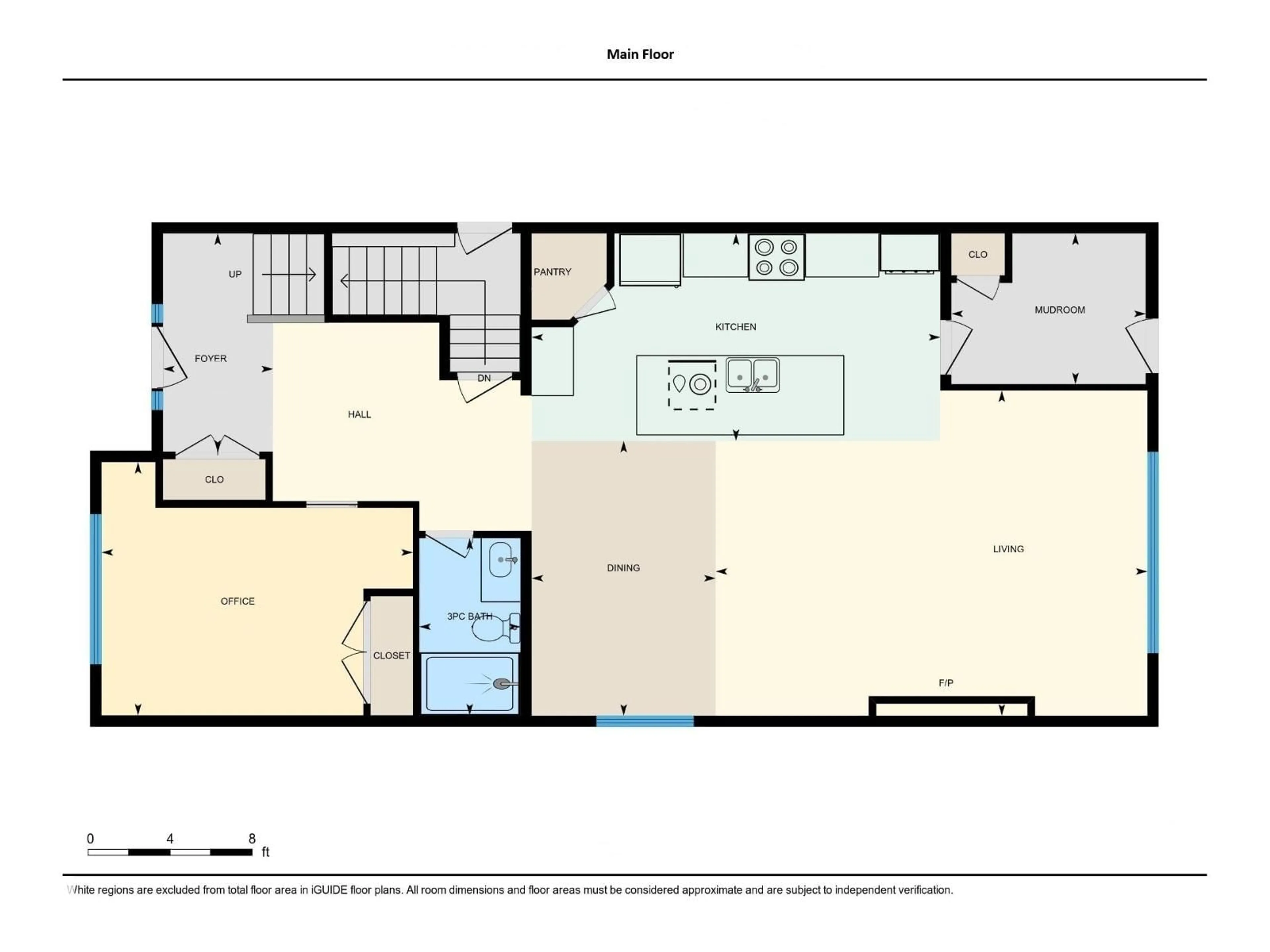 Floor plan for 9515 75 AV, Edmonton Alberta T6E1H5