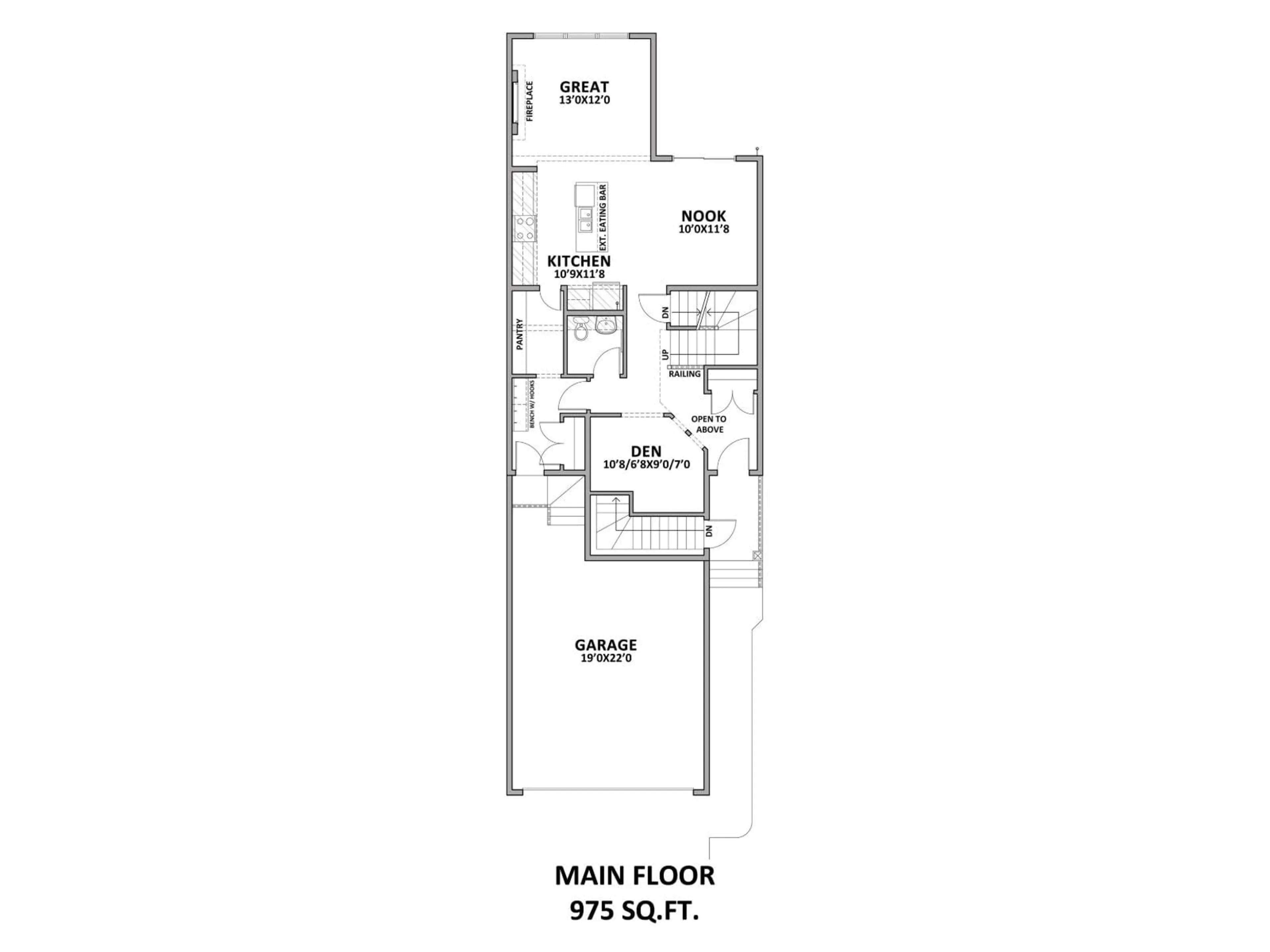 Floor plan for 690 BANK DR, Leduc Alberta T9E1W1