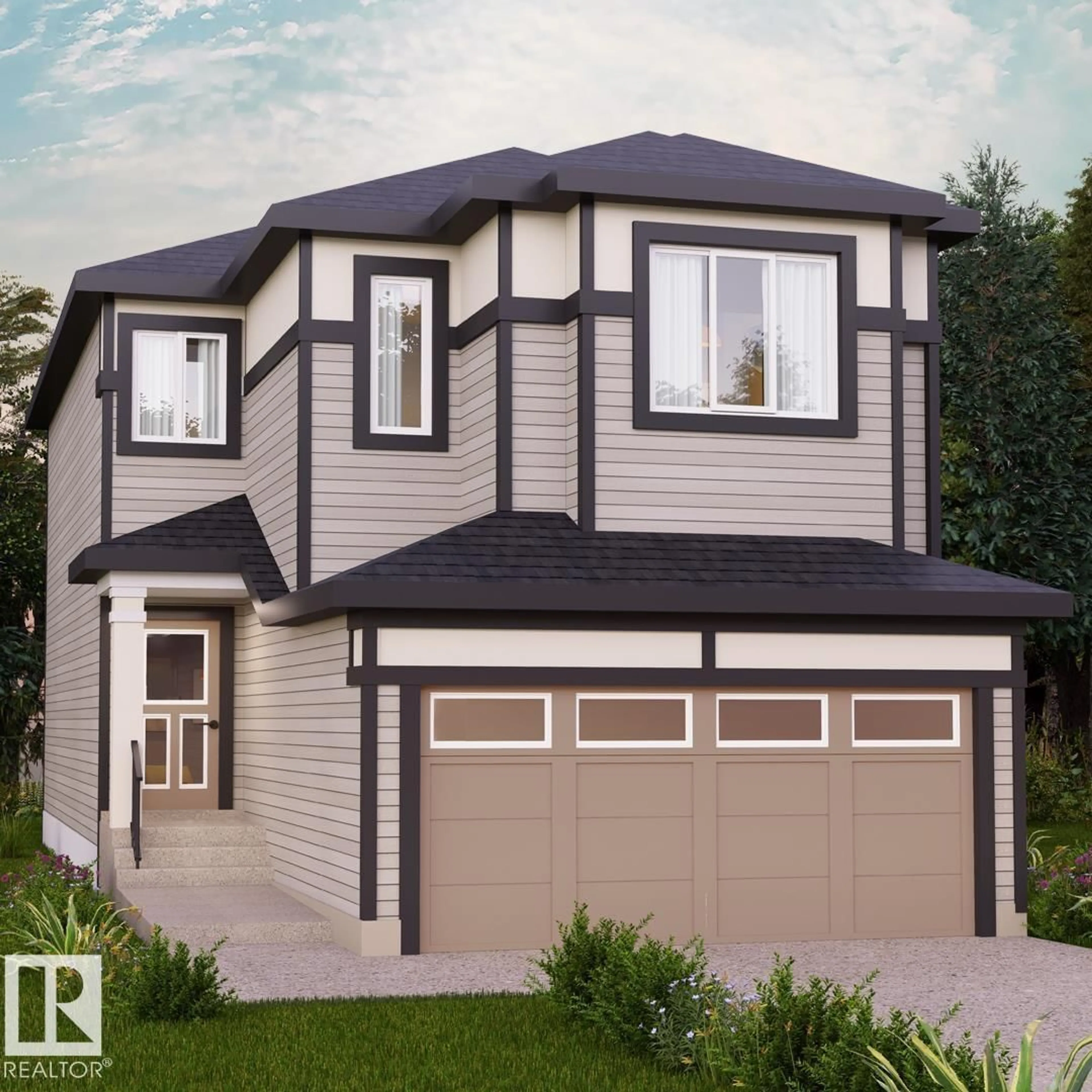 Home with vinyl exterior material, street for 228 FALCON CR, Leduc Alberta T0B3M3