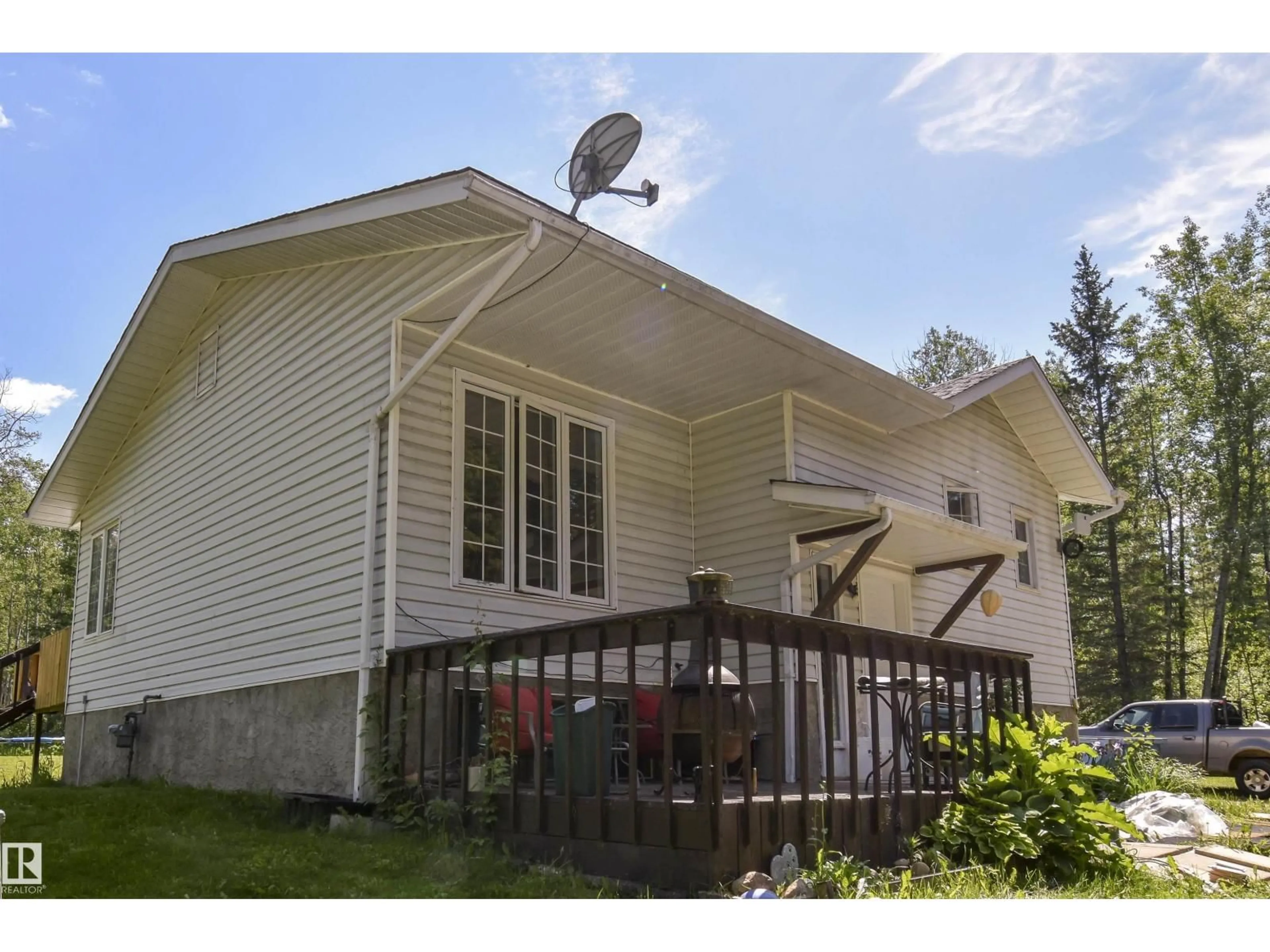 Home with vinyl exterior material, unknown for 661021A HWY 827, Rural Athabasca County Alberta T9S2A9