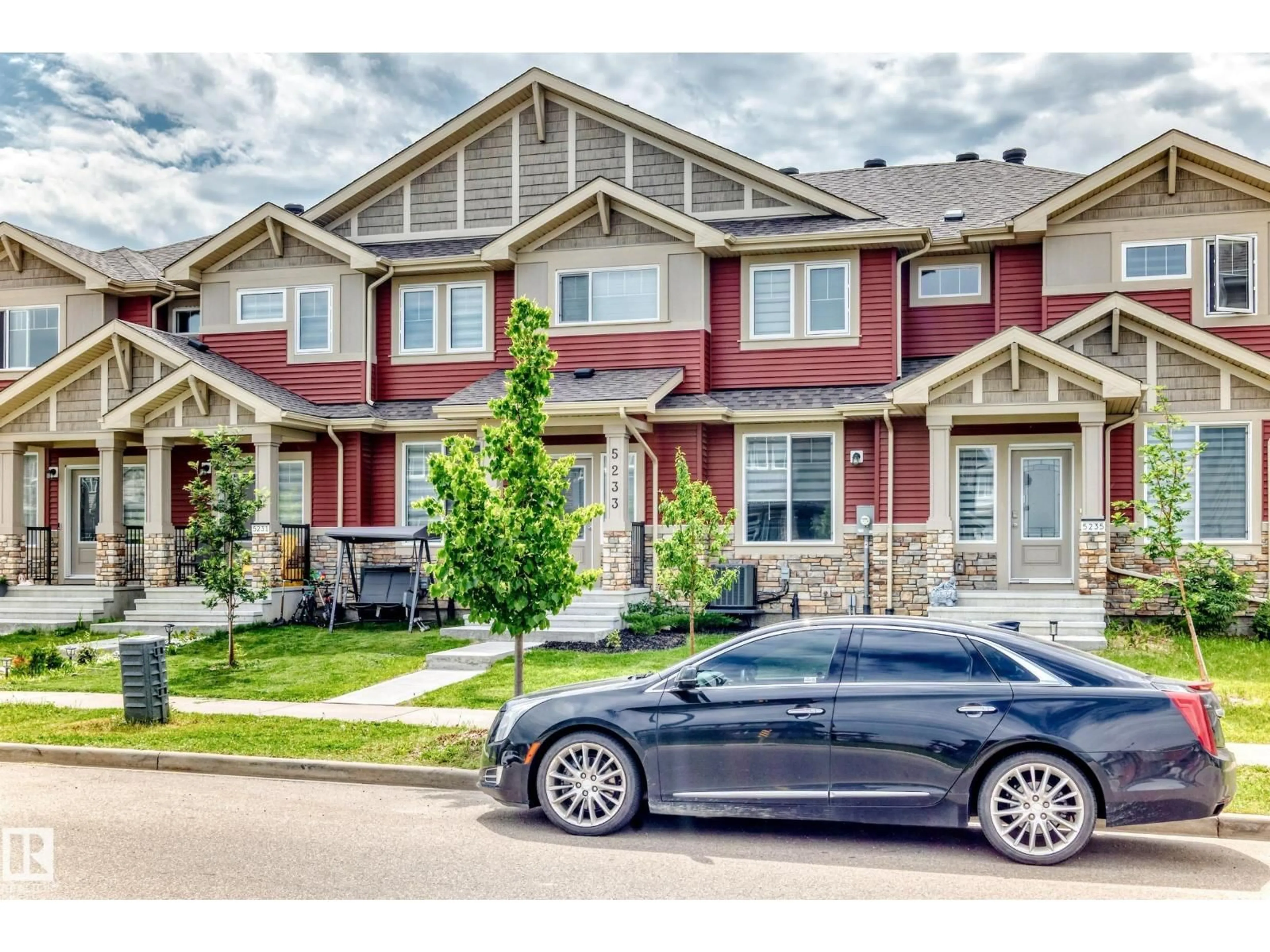 Home with vinyl exterior material, street for 5233 22 AV, Edmonton Alberta T6X2H8