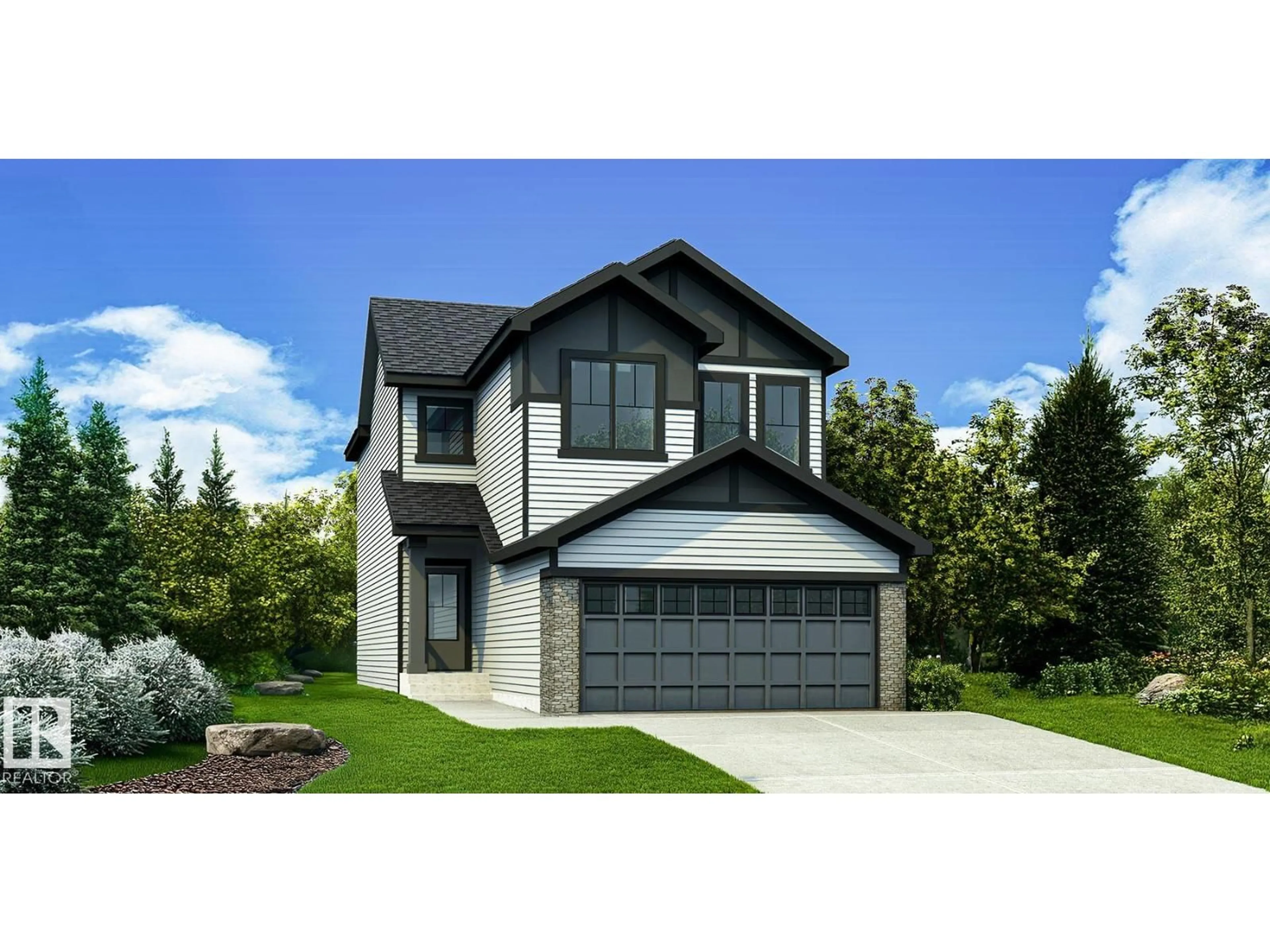 Home with vinyl exterior material, street for 21164 22 AV, Edmonton Alberta T6M3P5
