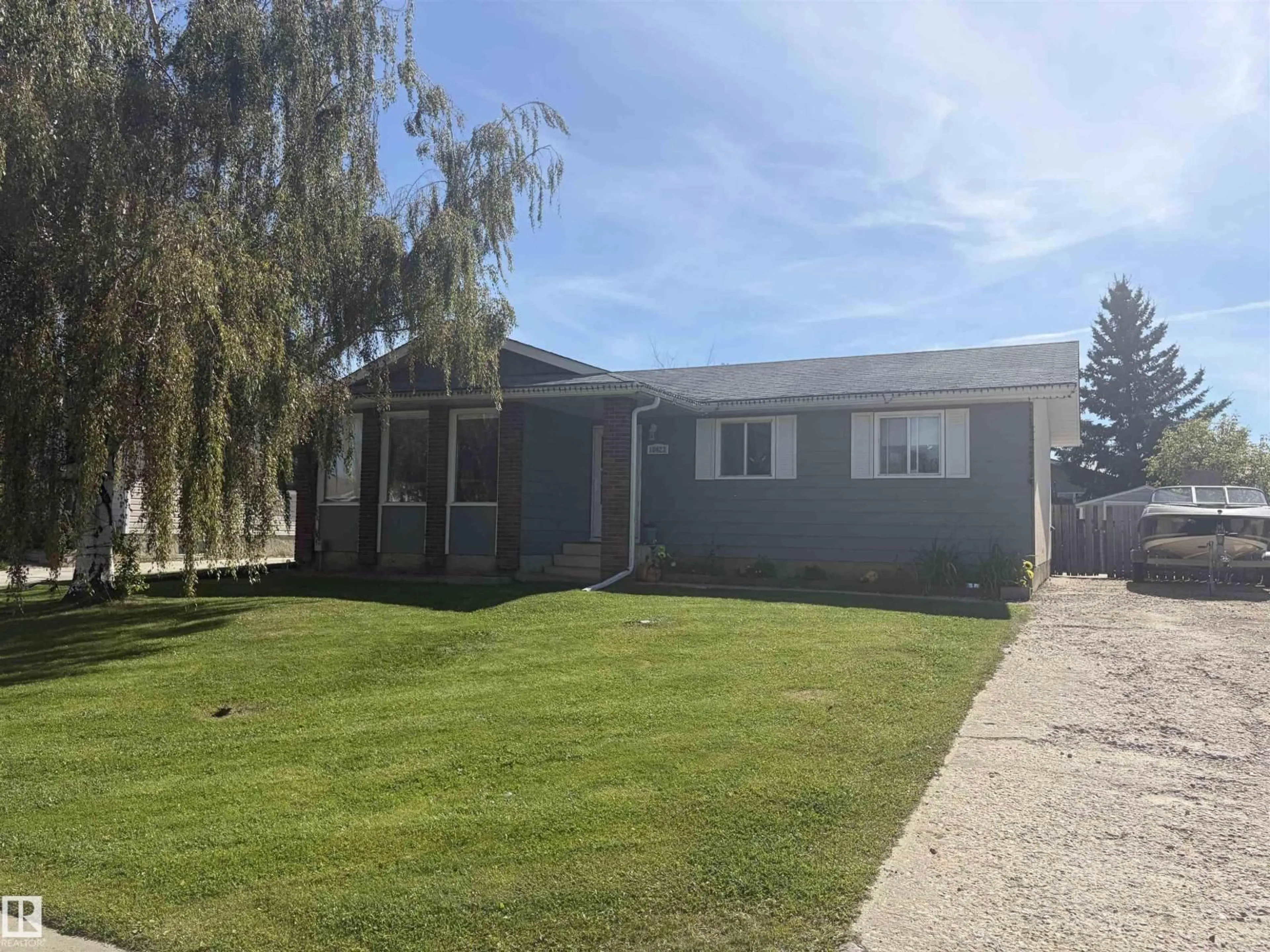A pic from outside/outdoor area/front of a property/back of a property/a pic from drone, street for 10623 107 ST, Westlock Alberta T7P1E3