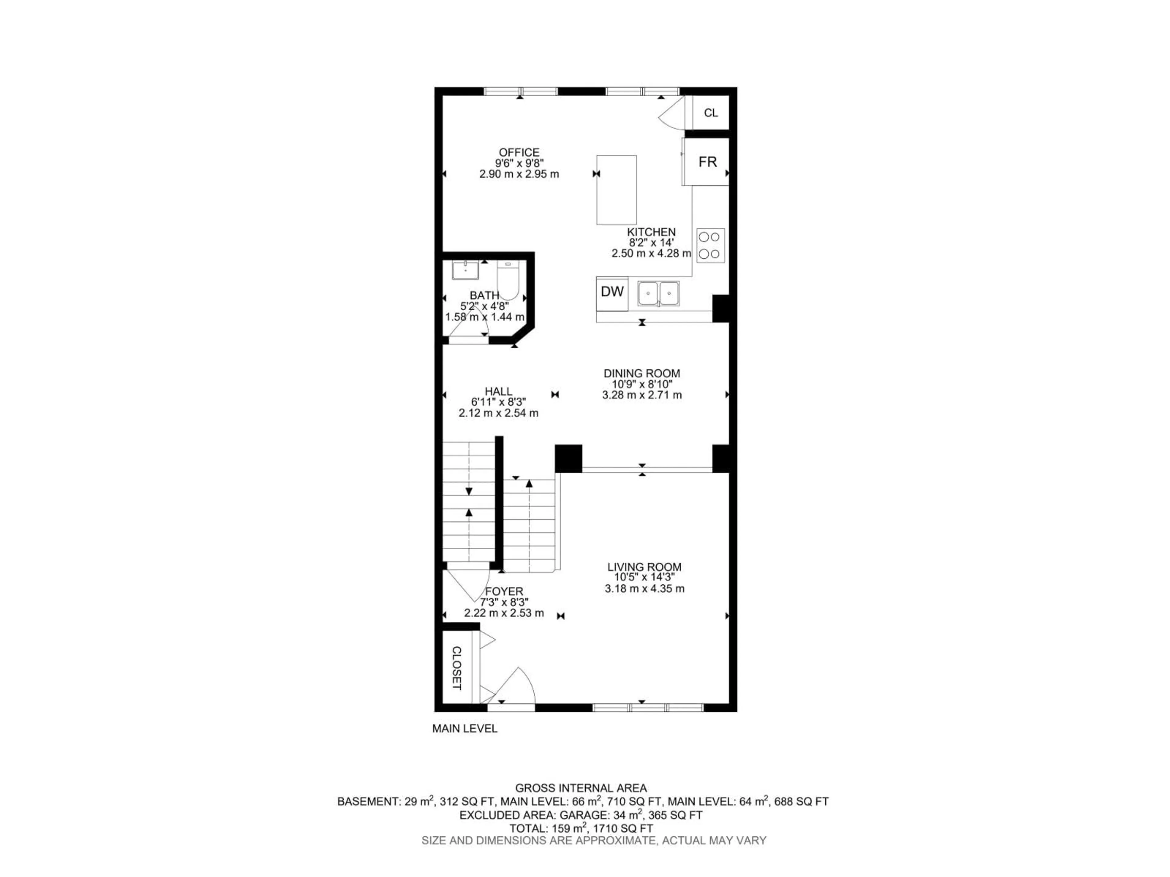 Floor plan for #5 - 4470 PROWSE RD, Edmonton Alberta T6W3R5