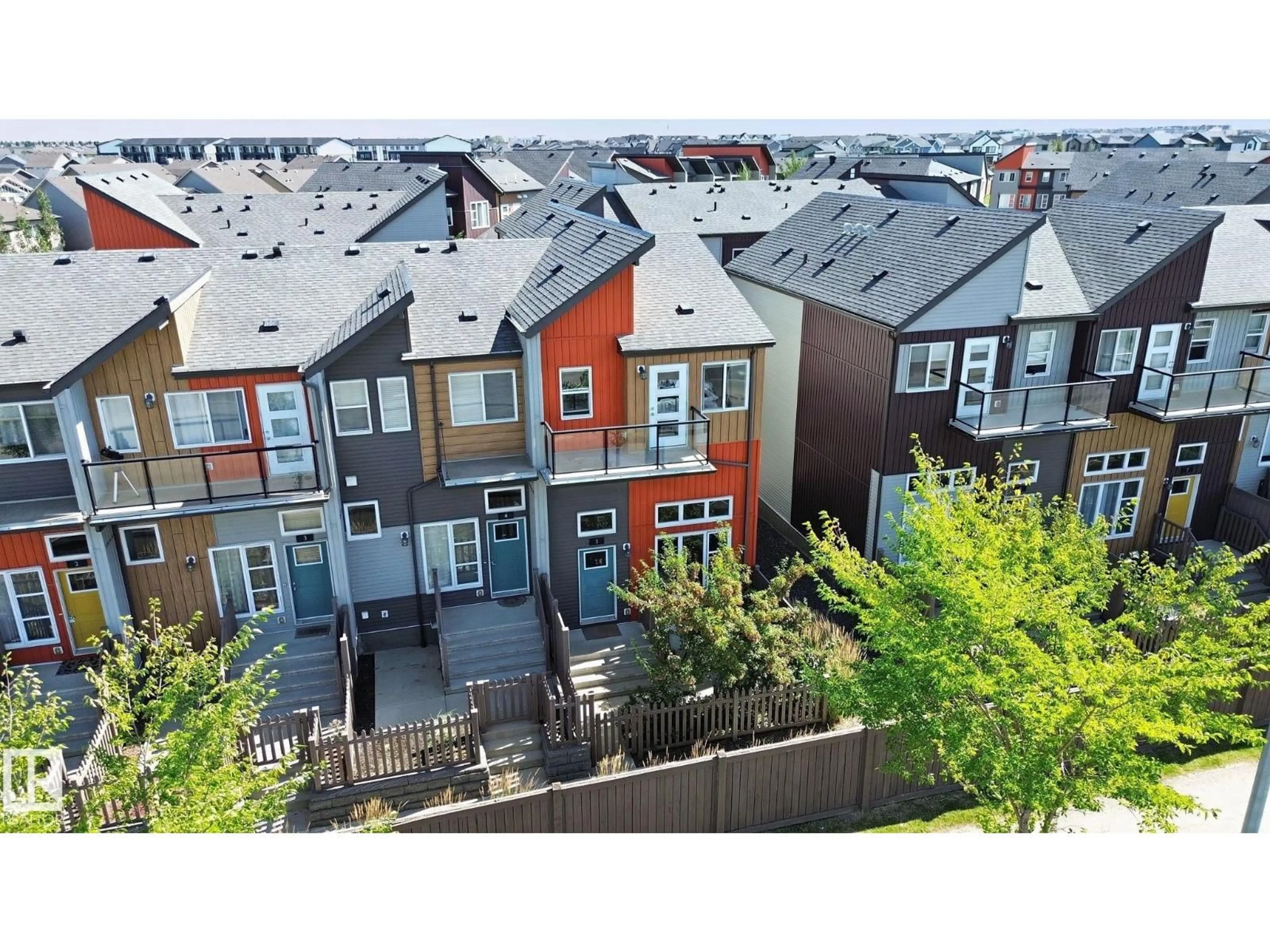 A pic from outside/outdoor area/front of a property/back of a property/a pic from drone, street for #5 - 4470 PROWSE RD, Edmonton Alberta T6W3R5