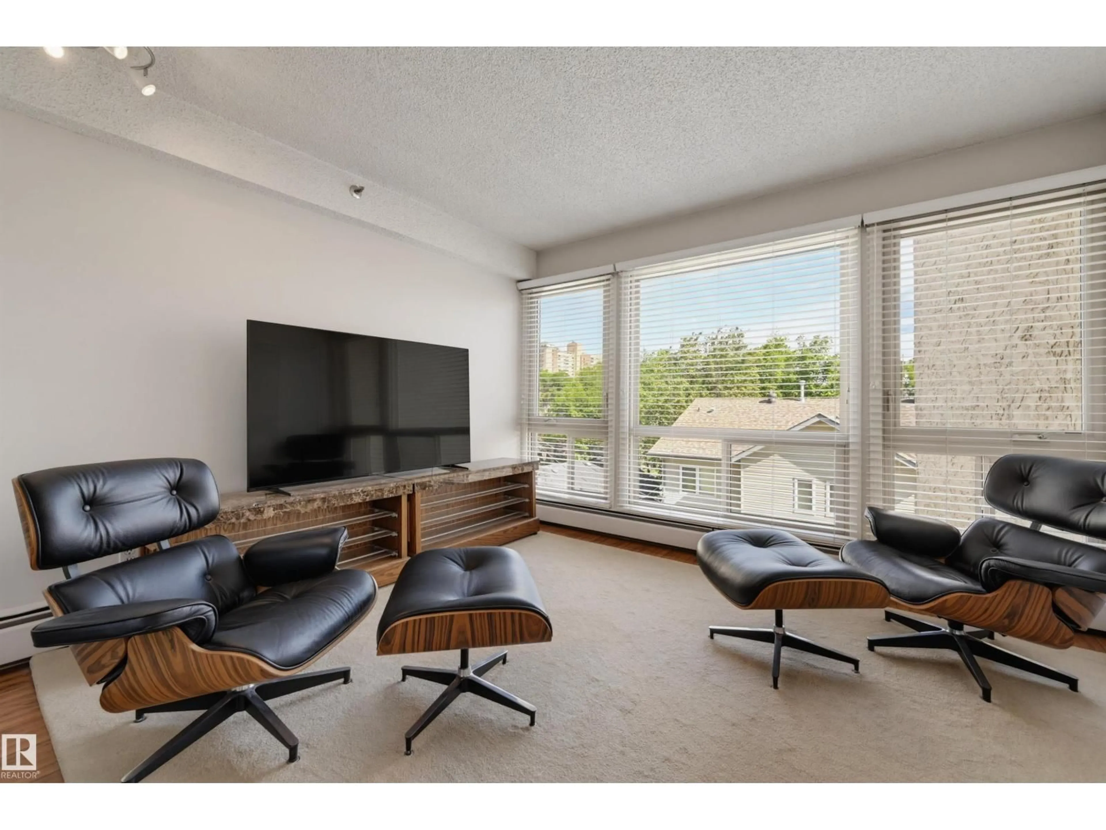 Living room with furniture, unknown for #403 - 10171 119 ST, Edmonton Alberta T5K1Z1