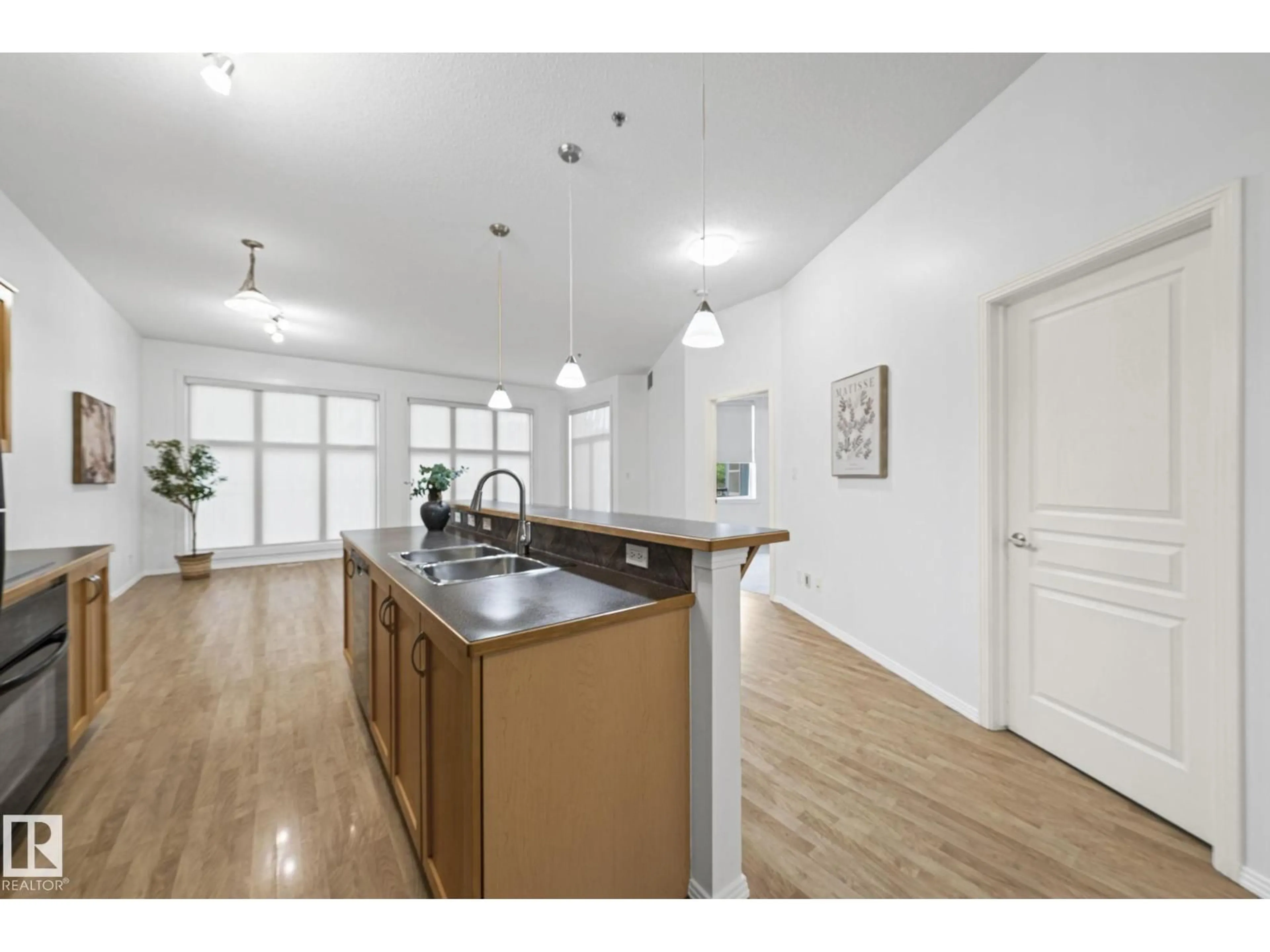 Open concept kitchen, unknown for #308 - 10147 112 ST NW, Edmonton Alberta T5K1M1
