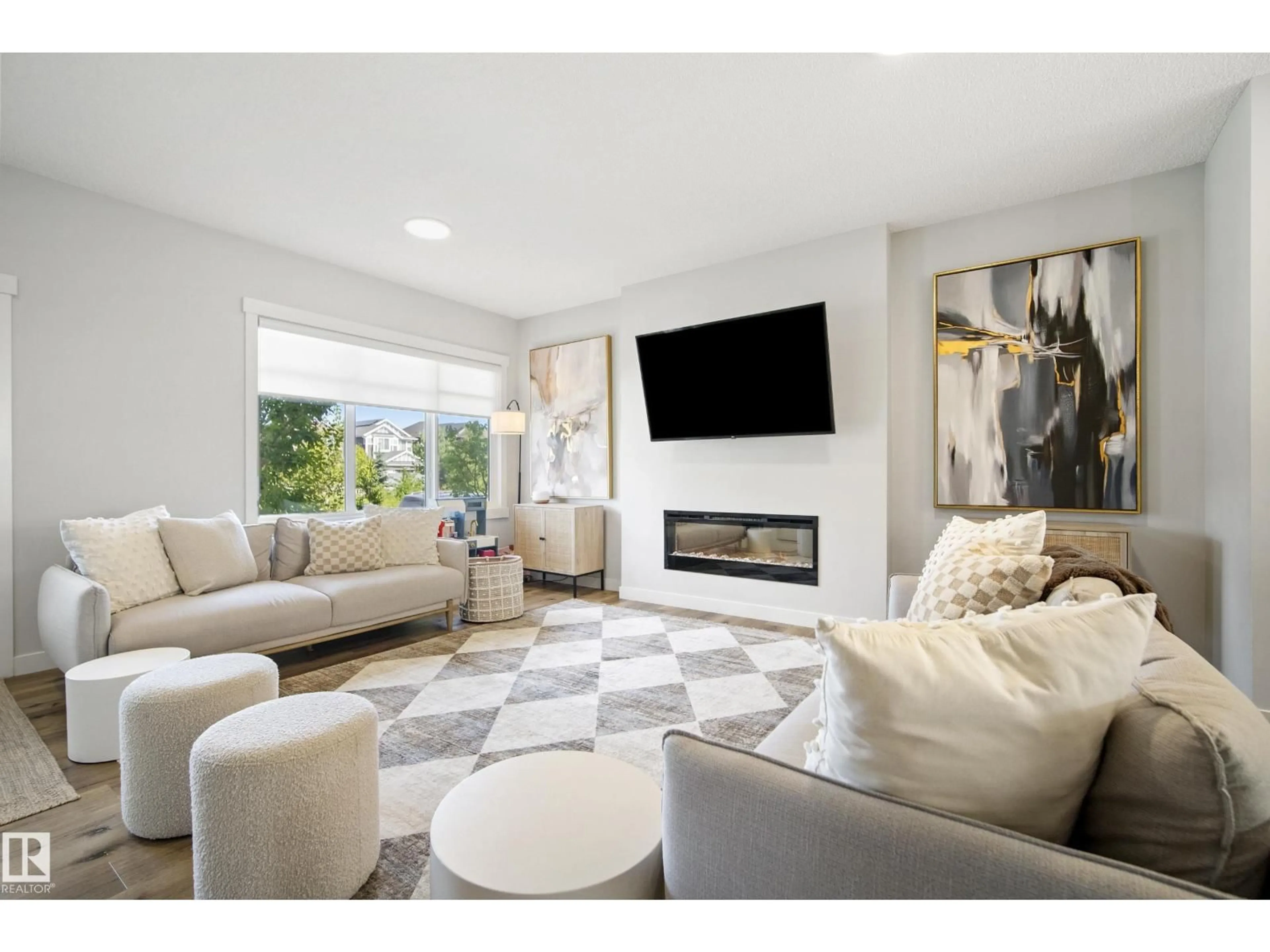 Living room with furniture, unknown for 22359 93 AV, Edmonton Alberta T5T7L9
