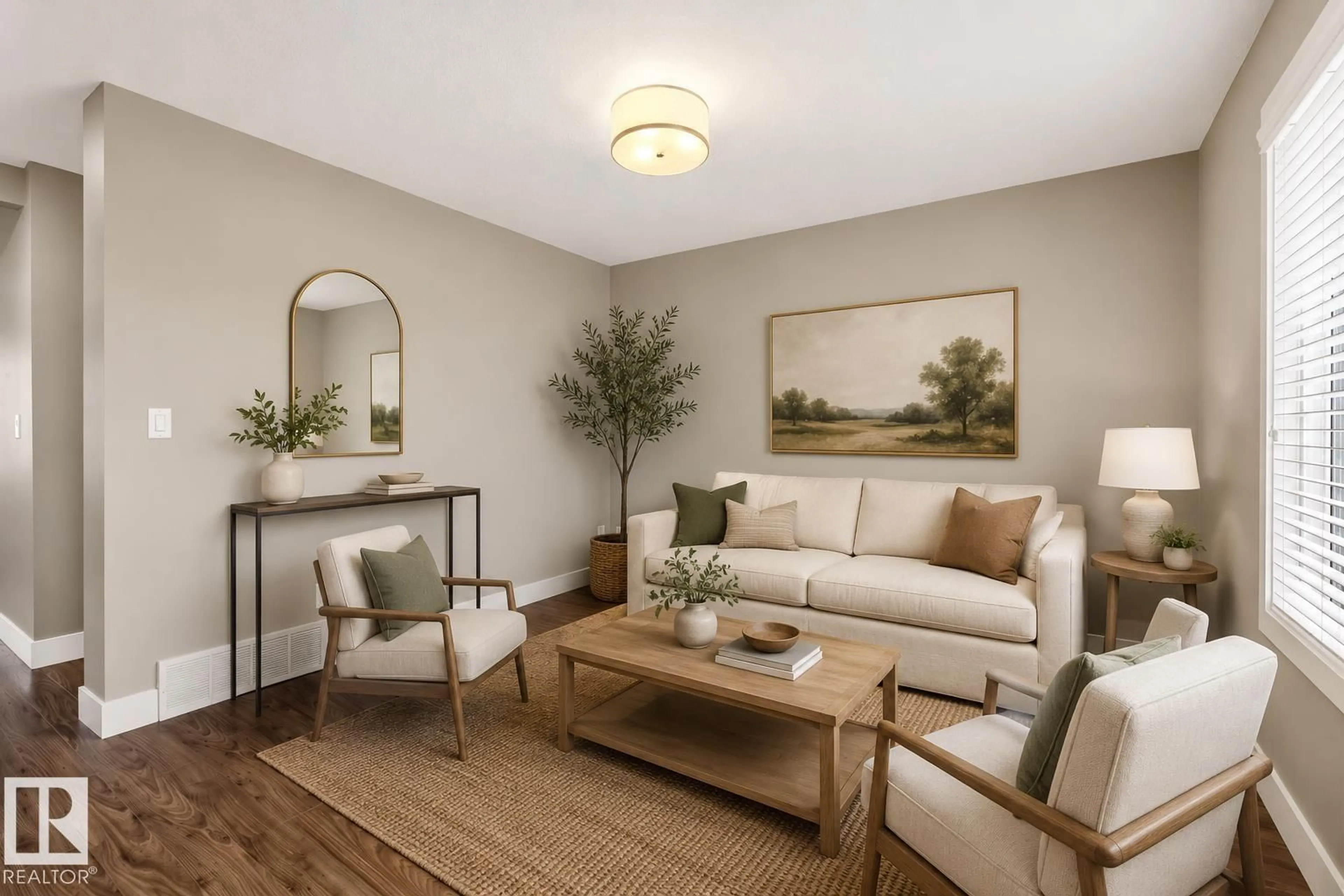 Living room with furniture, unknown for #14 - 1508 105 ST, Edmonton Alberta T6J5R8