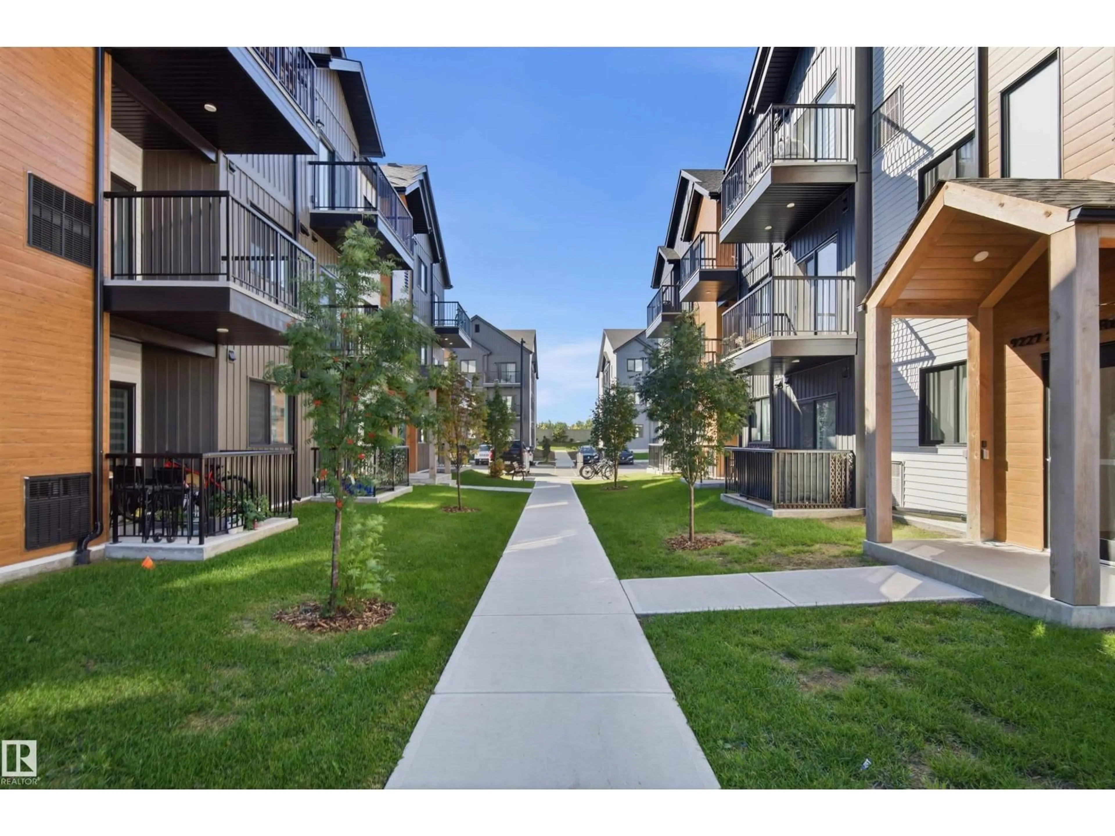 Patio, street for #306 - 9223 228 ST, Edmonton Alberta T5T4T1