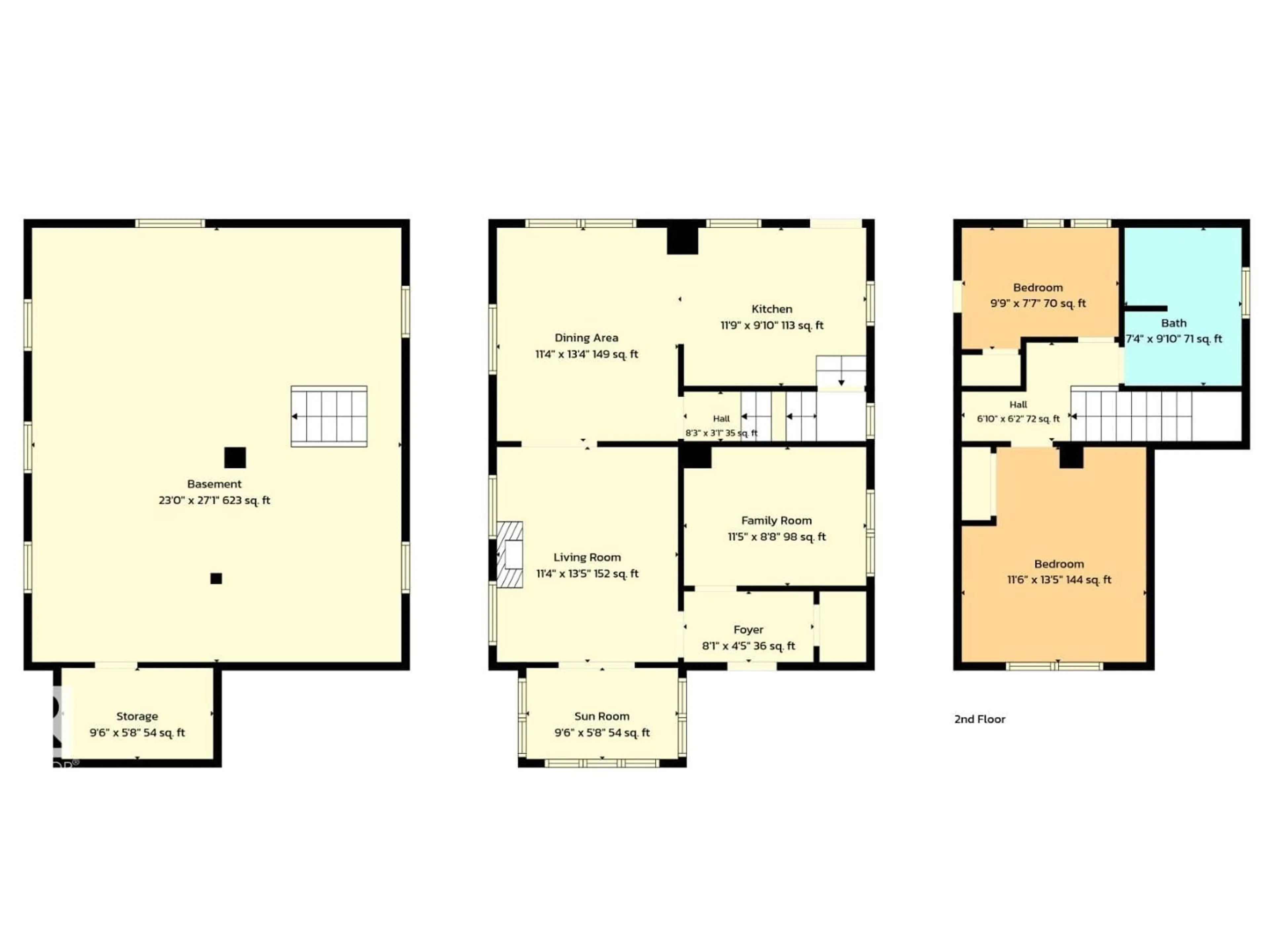 Floor plan for 11231 126 ST, Edmonton Alberta T5M0R3