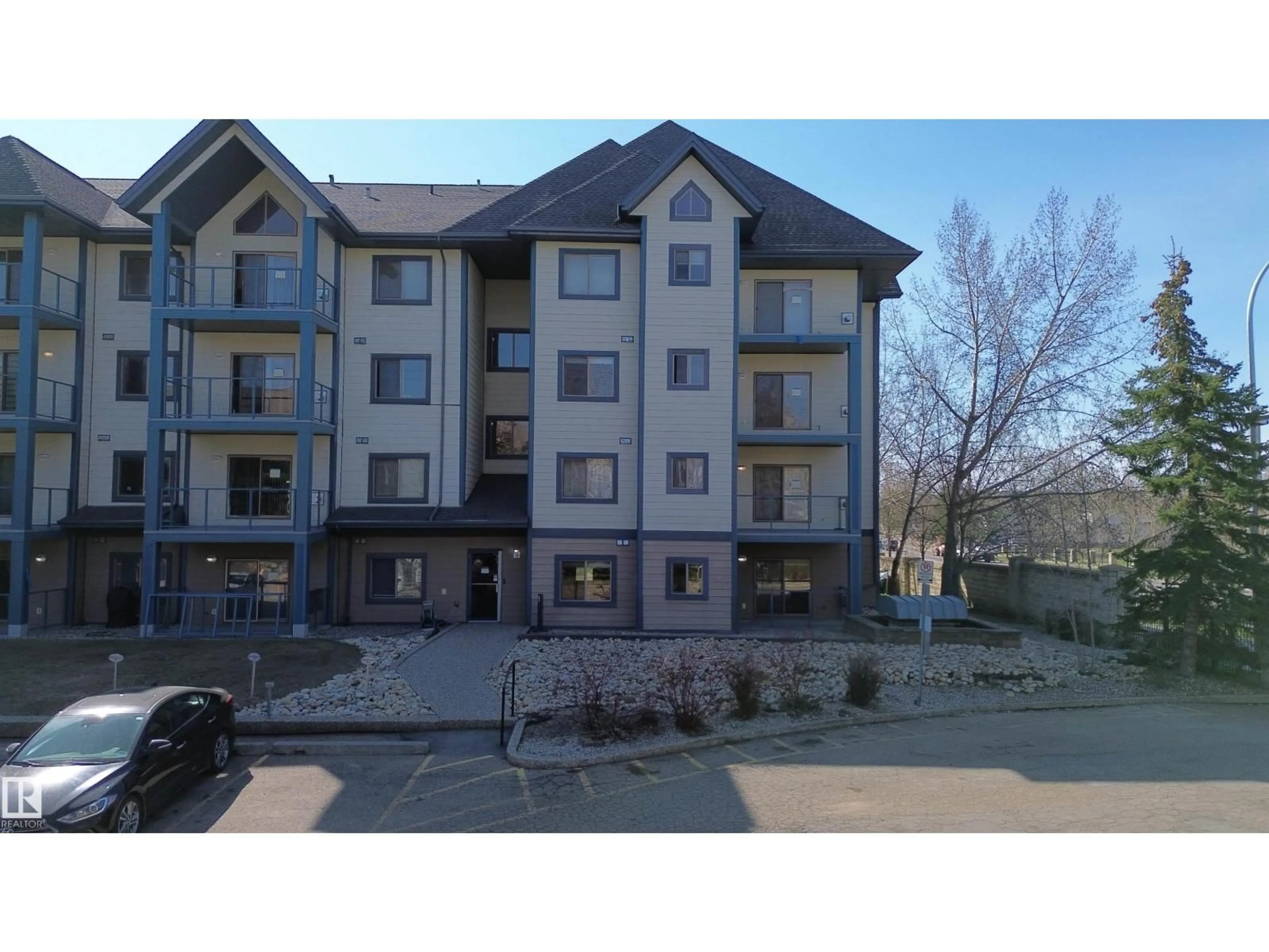 A pic from outside/outdoor area/front of a property/back of a property/a pic from drone, unknown for 134 - 2903 RABBIT HILL RD, Edmonton Alberta T6R0P2