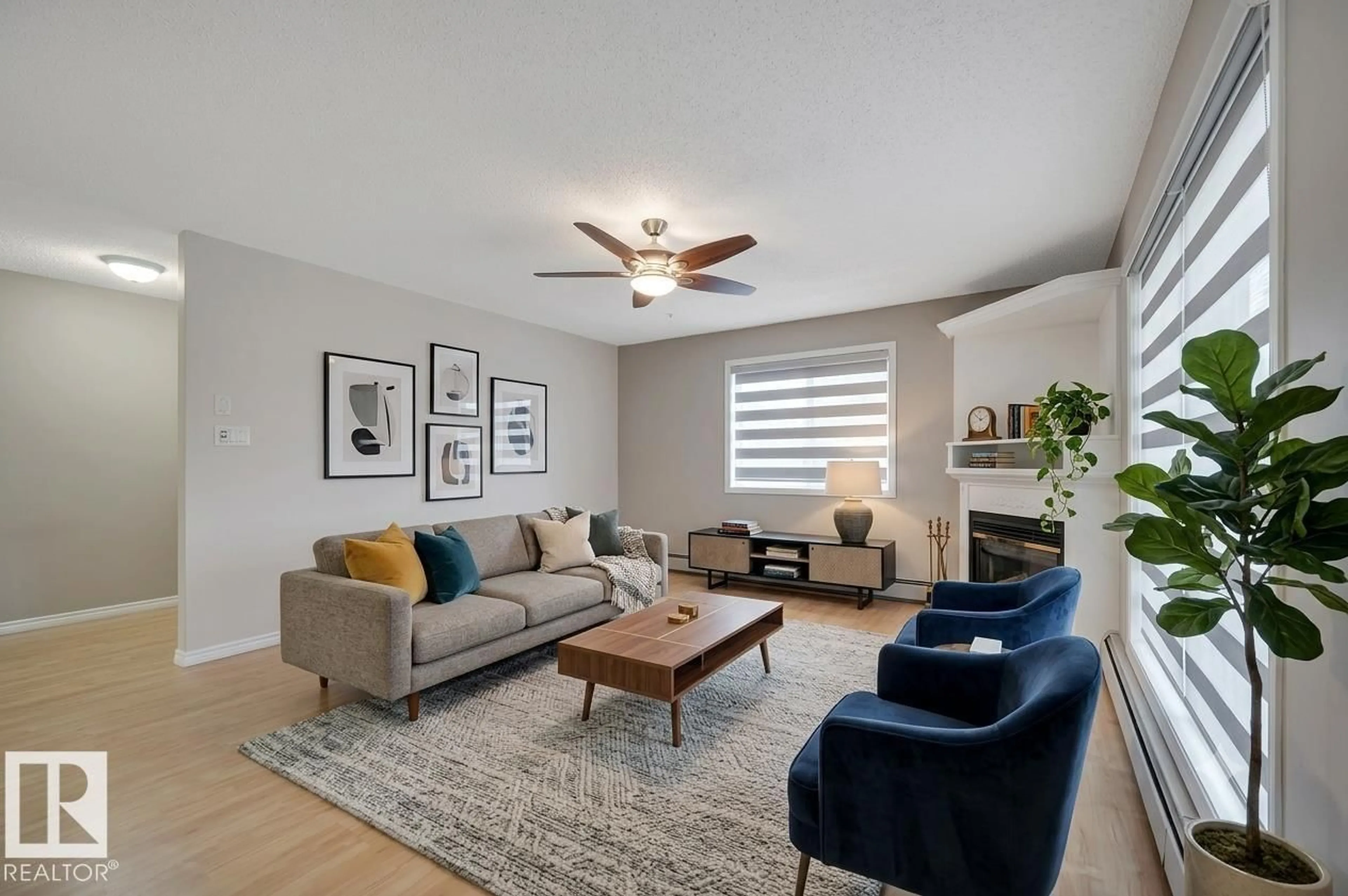 Living room with furniture, unknown for 134 - 2903 RABBIT HILL RD, Edmonton Alberta T6R0P2