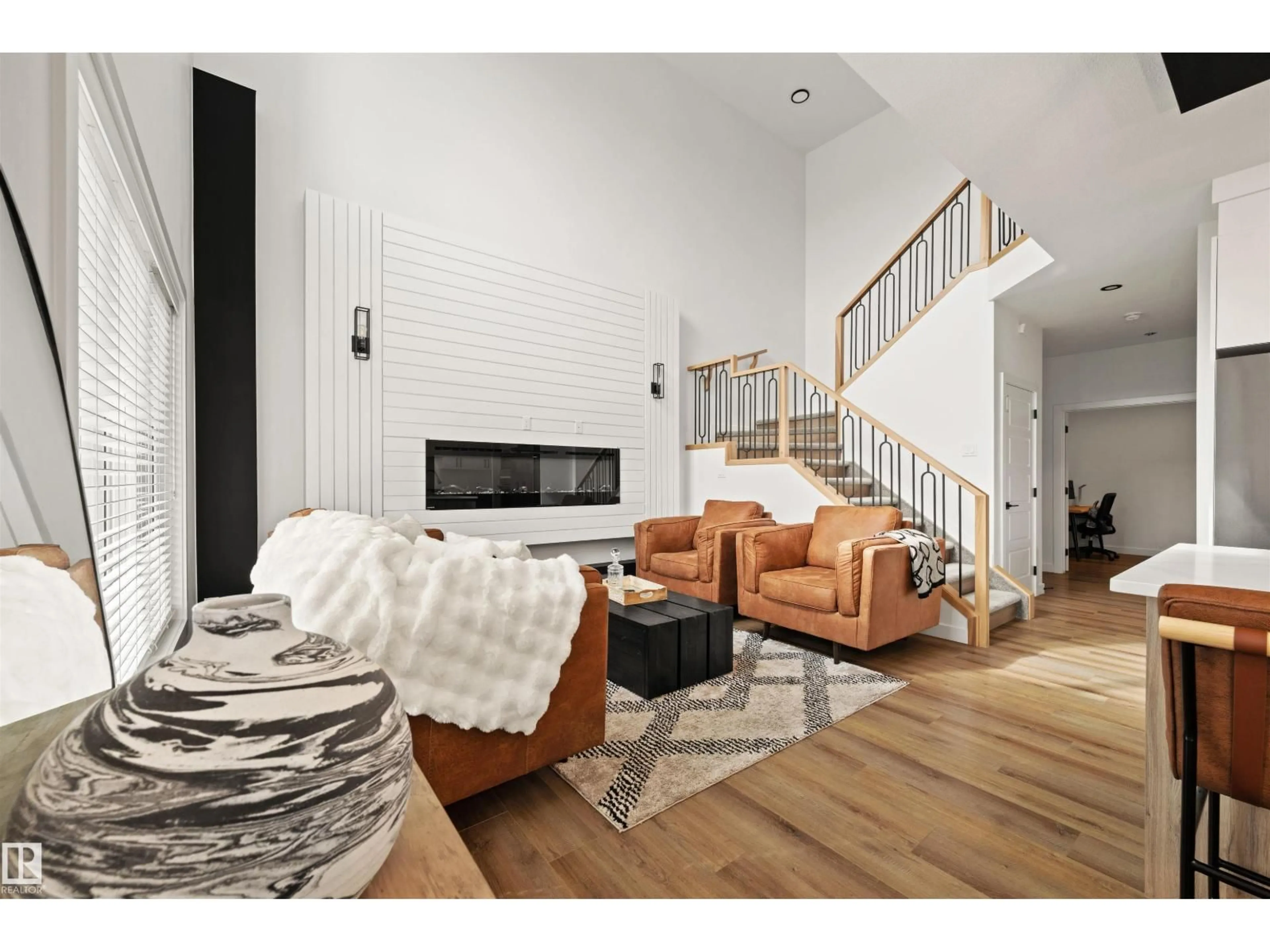 Living room with furniture, unknown for 1367 SISKIN WD, Edmonton Alberta T5S0R3