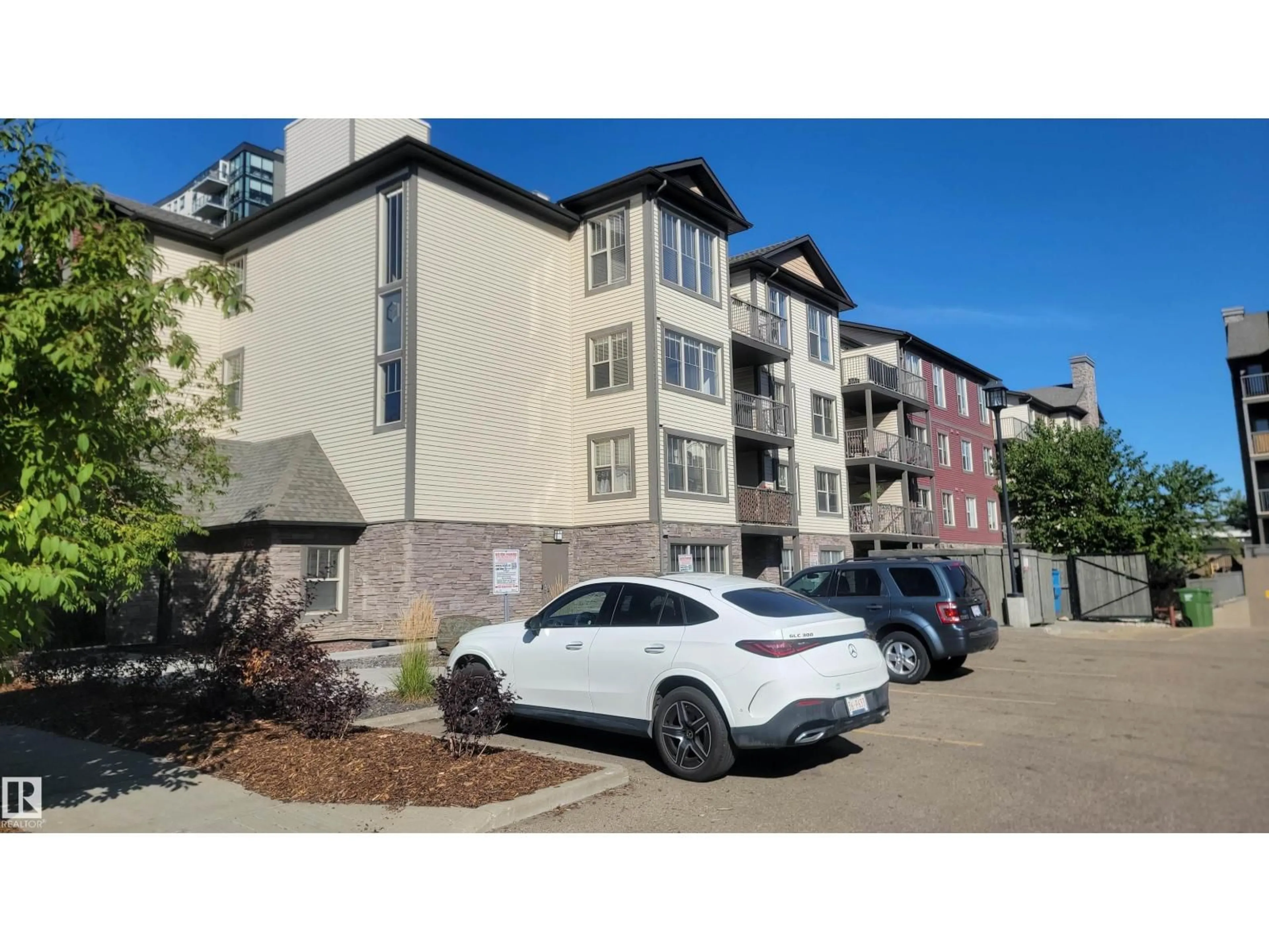 A pic from outside/outdoor area/front of a property/back of a property/a pic from drone, unknown for #108 - 103 AMBLESIDE DR, Edmonton Alberta T6W0J4