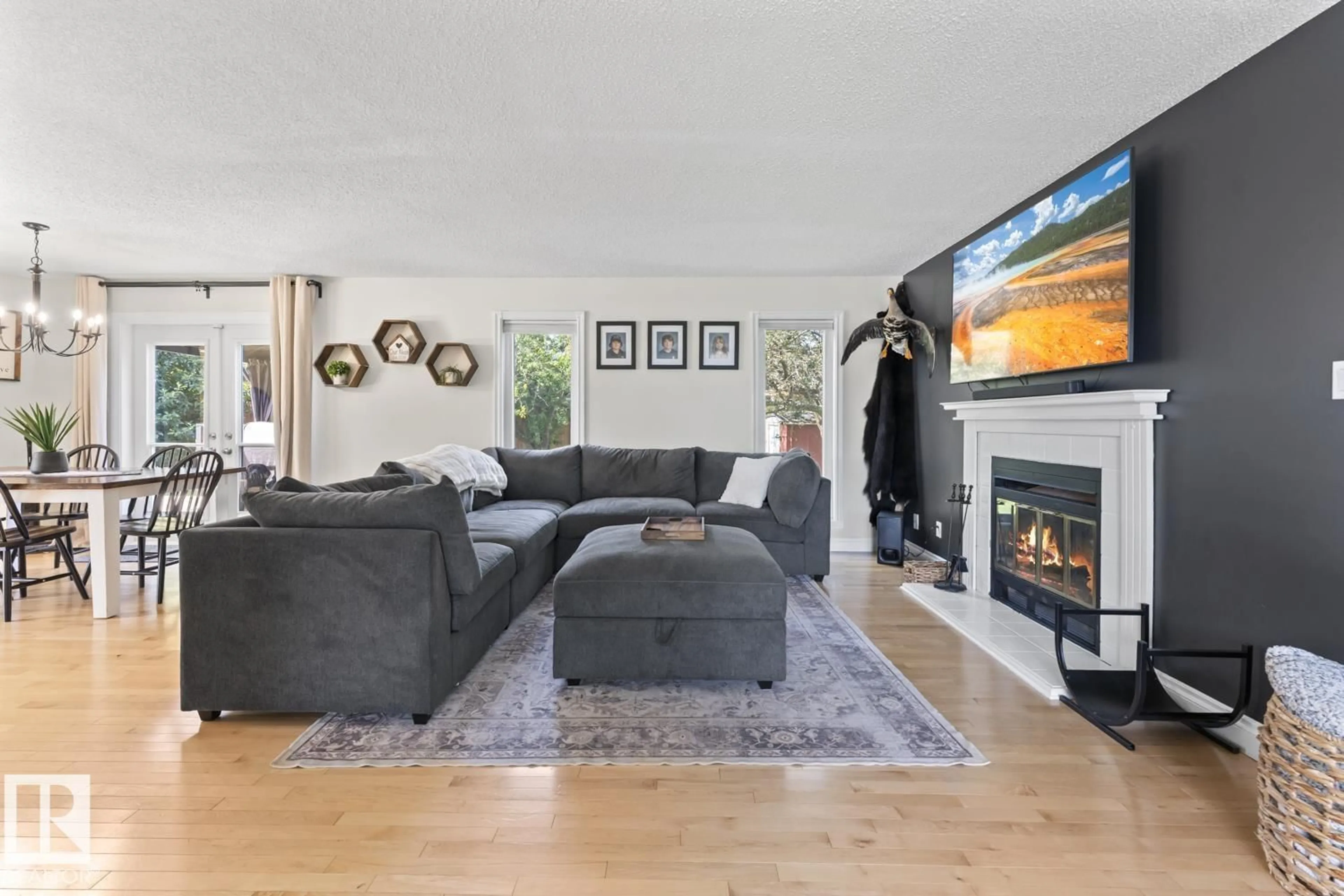 Living room with furniture, unknown for 215 18 ST, Cold Lake Alberta T9M1B6