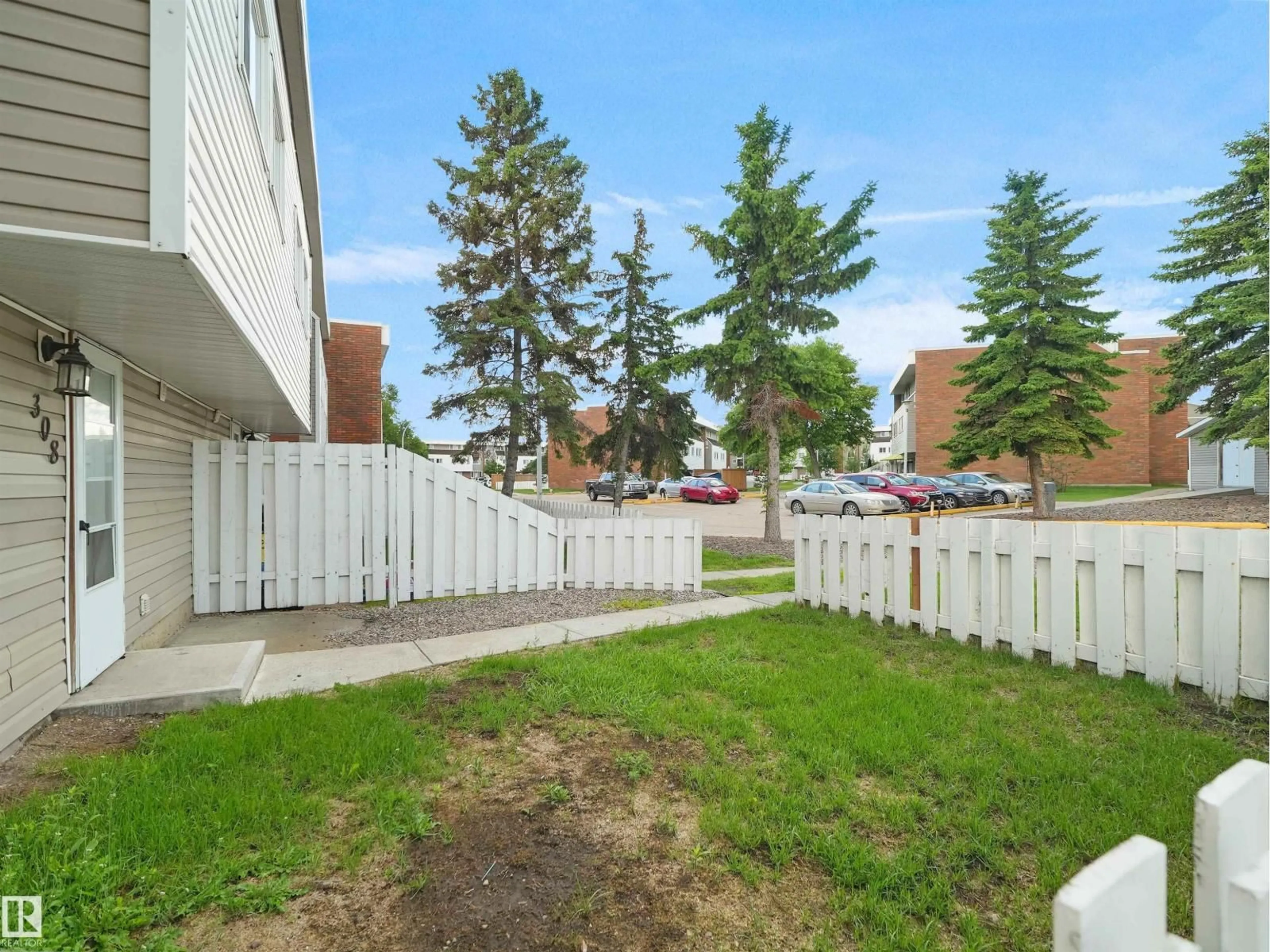 Patio, street for #308 - 2908 116A AV, Edmonton Alberta T5W4R7