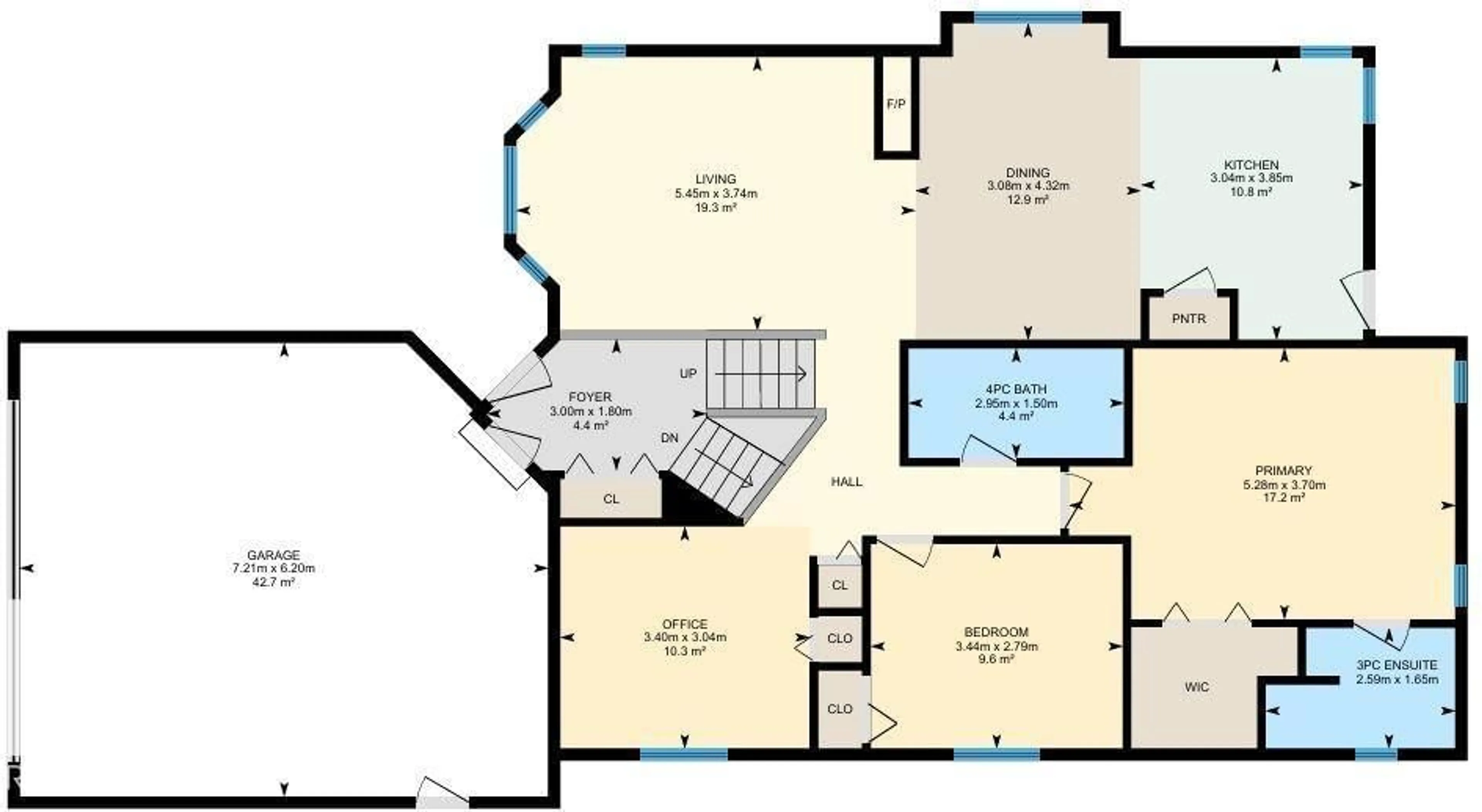 Floor plan for 2 WOODS PL, Leduc Alberta T9E8T1