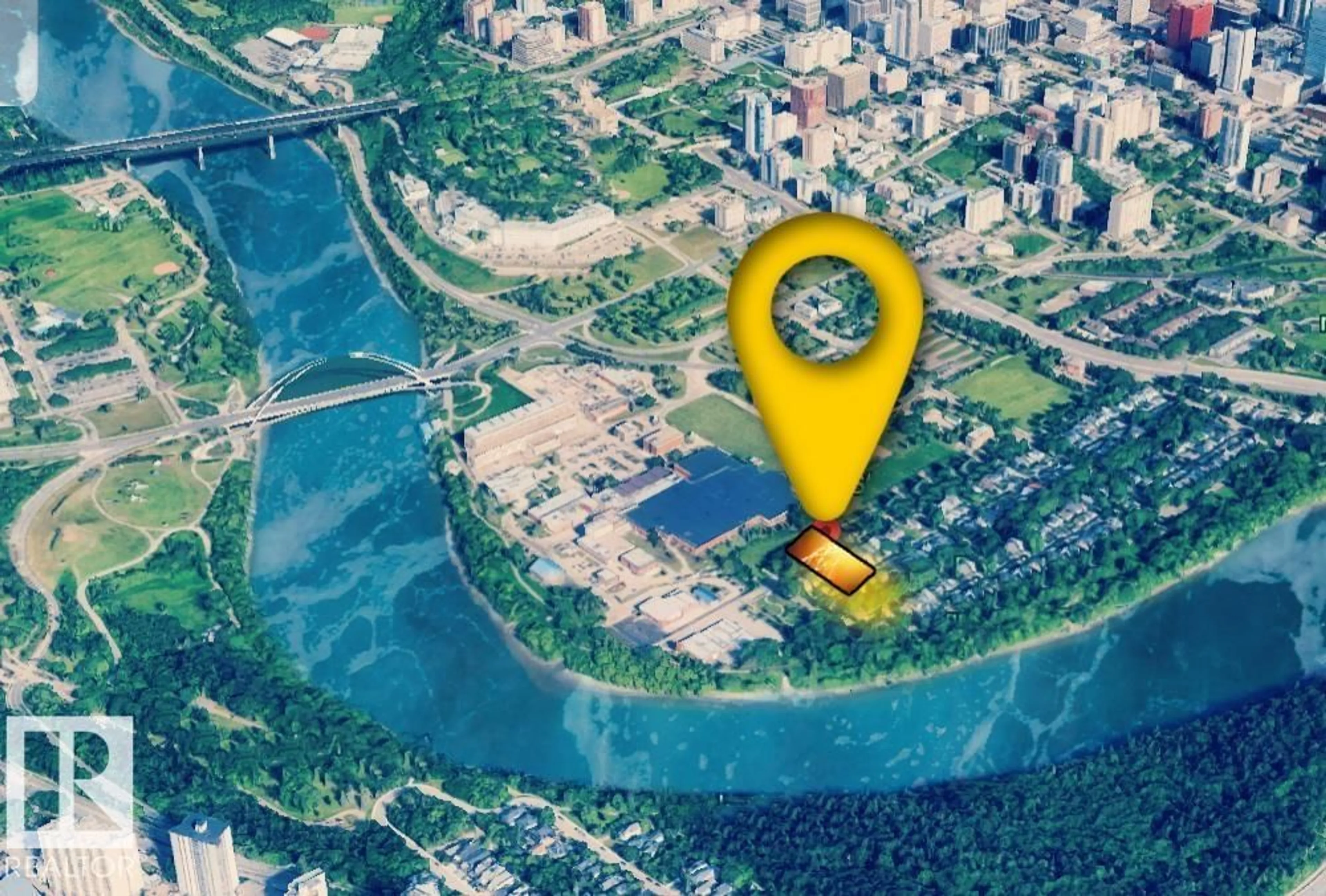 Picture of a map for 9413 101 ST, Edmonton Alberta T5K0W5