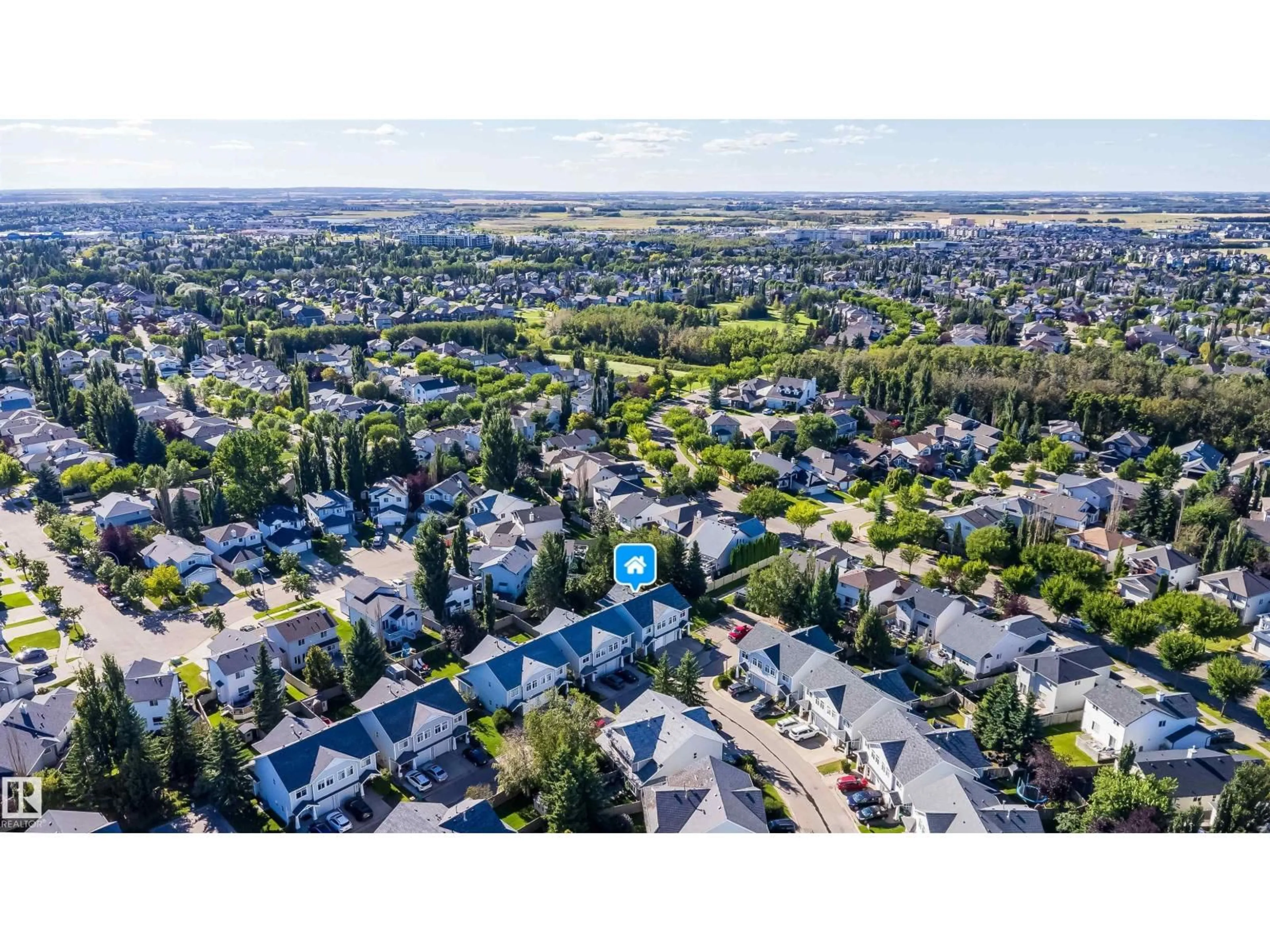 A pic from outside/outdoor area/front of a property/back of a property/a pic from drone, unknown for 29 ERIN RIDGE DR, St. Albert Alberta T8N7E2