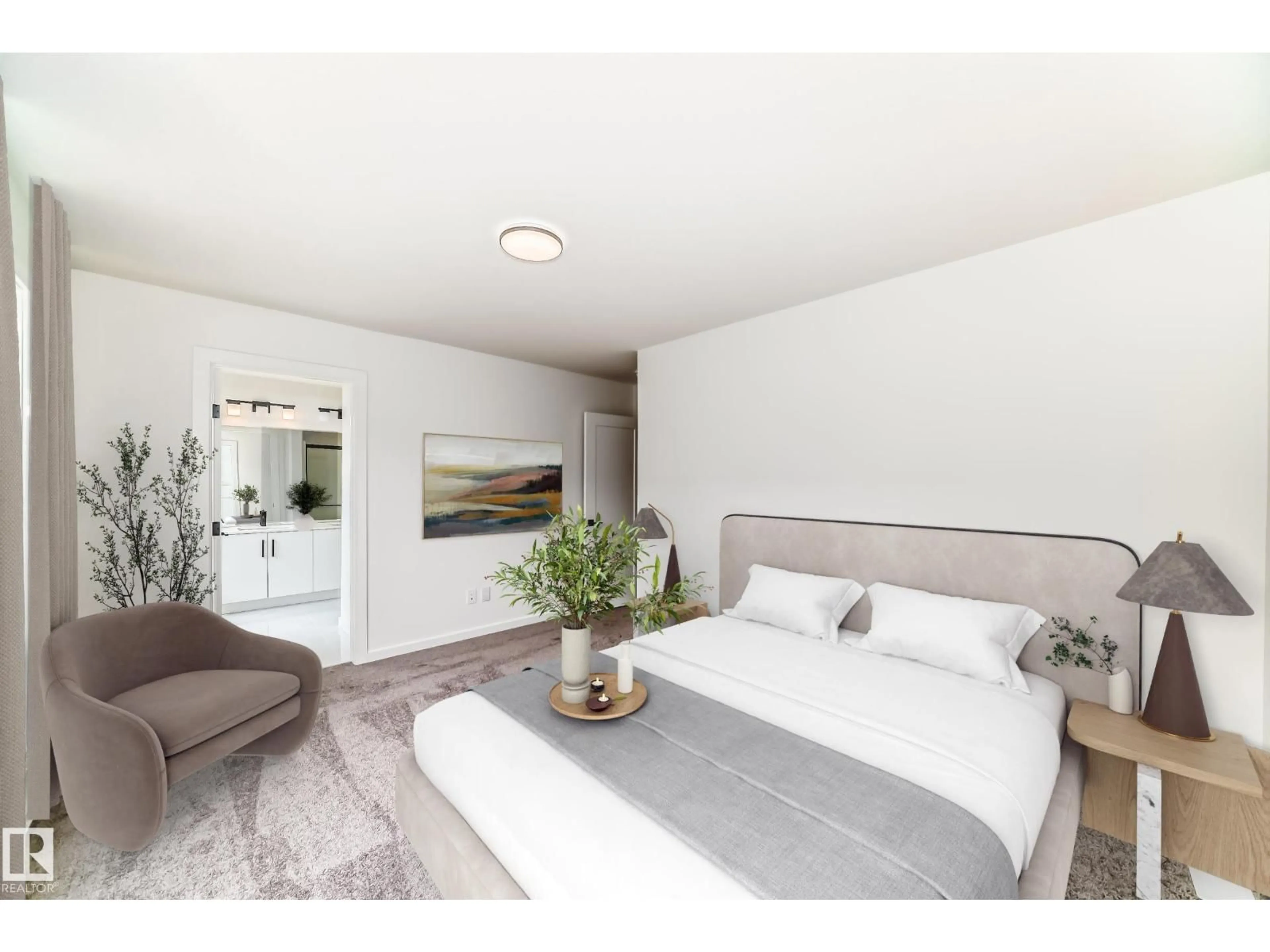Bedroom with bed, unknown for 5 - 68 RONDEAU DR, St. Albert Alberta T8N7X8