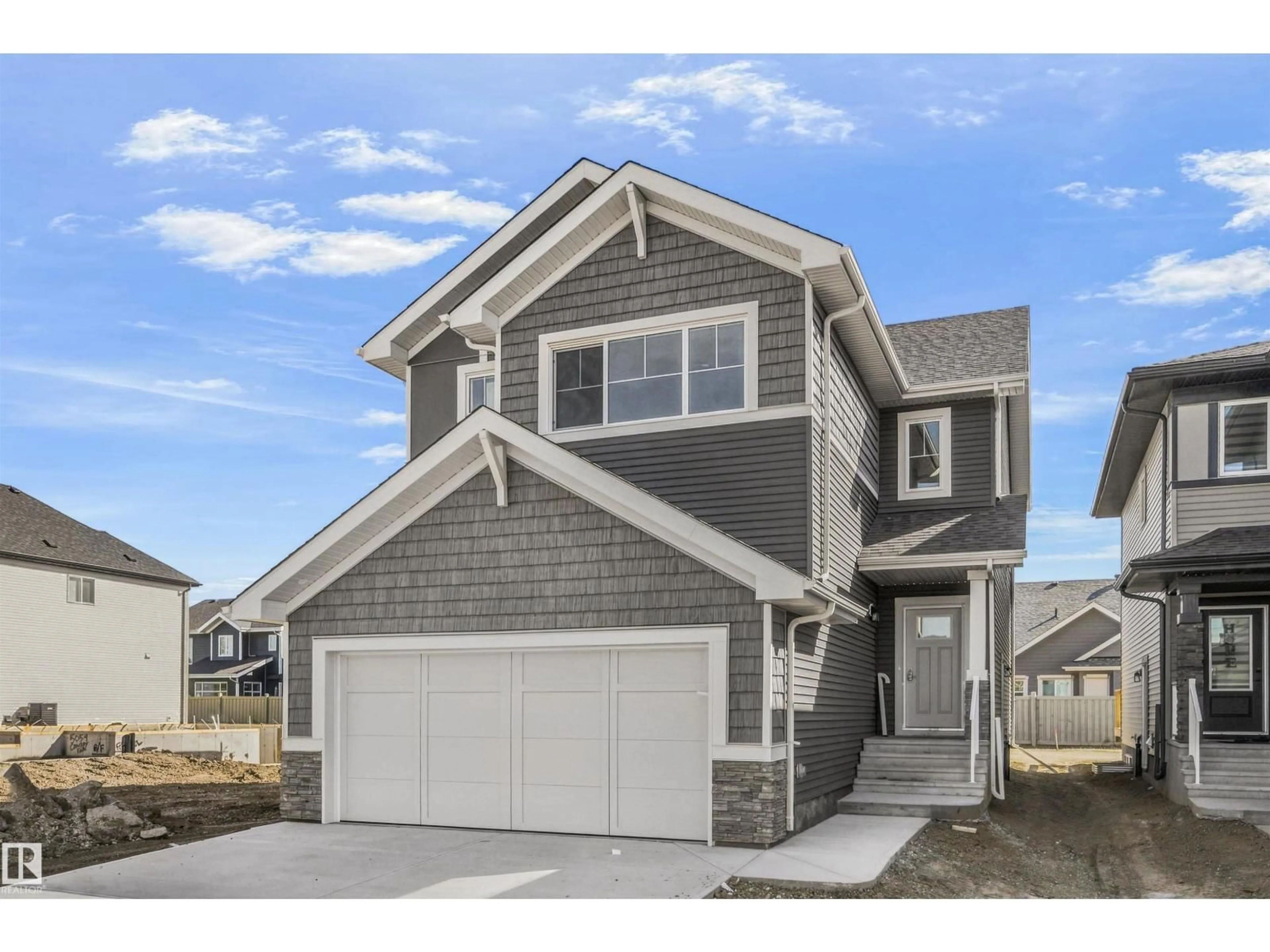 Home with vinyl exterior material, street for SW - 5063 CAWSEY LI, Edmonton Alberta T6W4M6