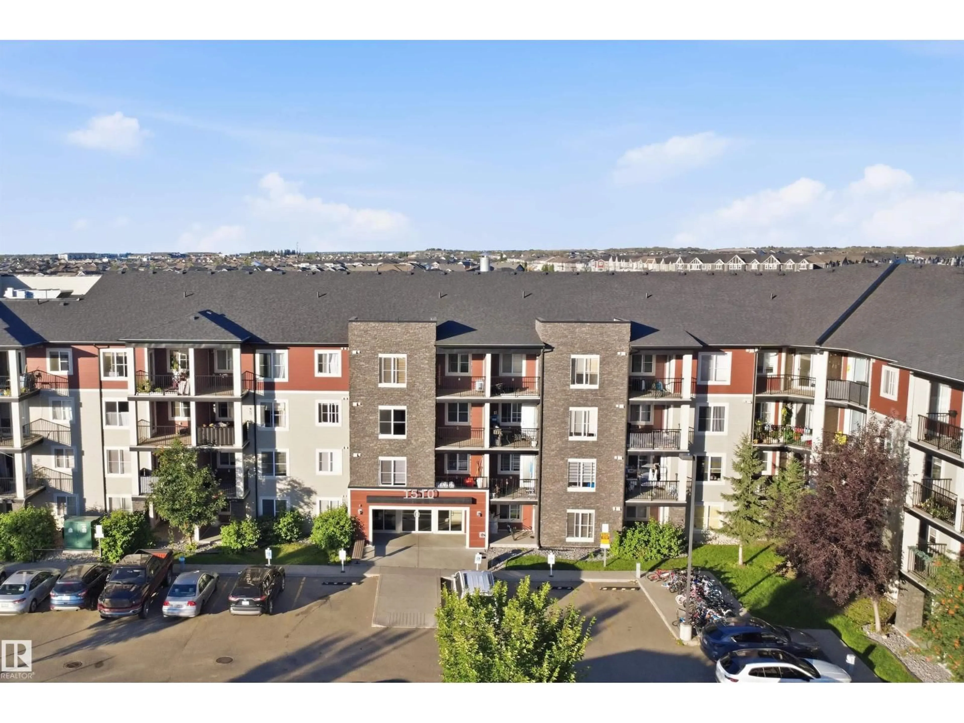 A pic from outside/outdoor area/front of a property/back of a property/a pic from drone, unknown for 1510 - 225 WATT DR, Edmonton Alberta T6X2E6