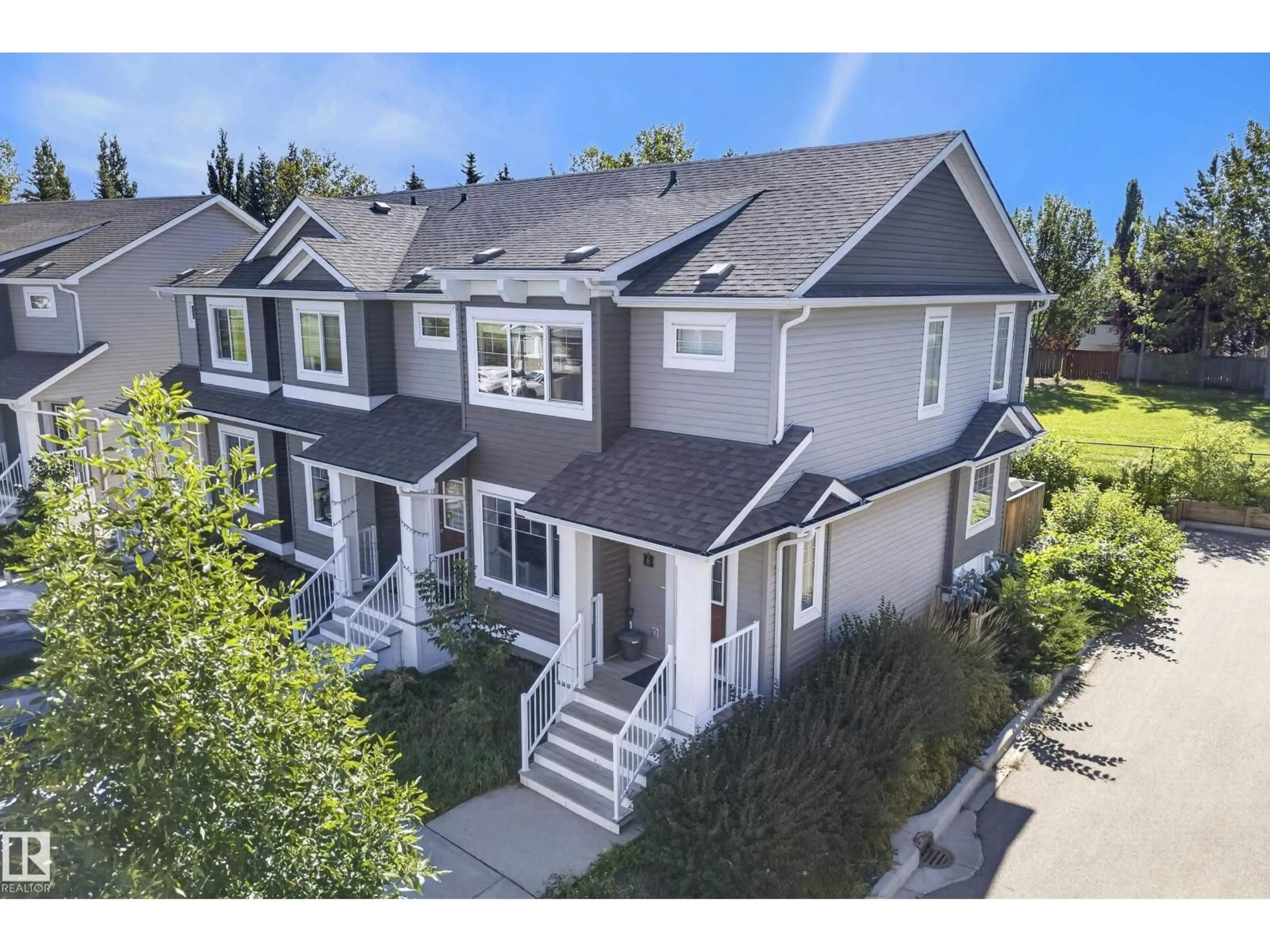 A pic from outside/outdoor area/front of a property/back of a property/a pic from drone, street for #8 - 4205 30 ST, Edmonton Alberta T6T2G9