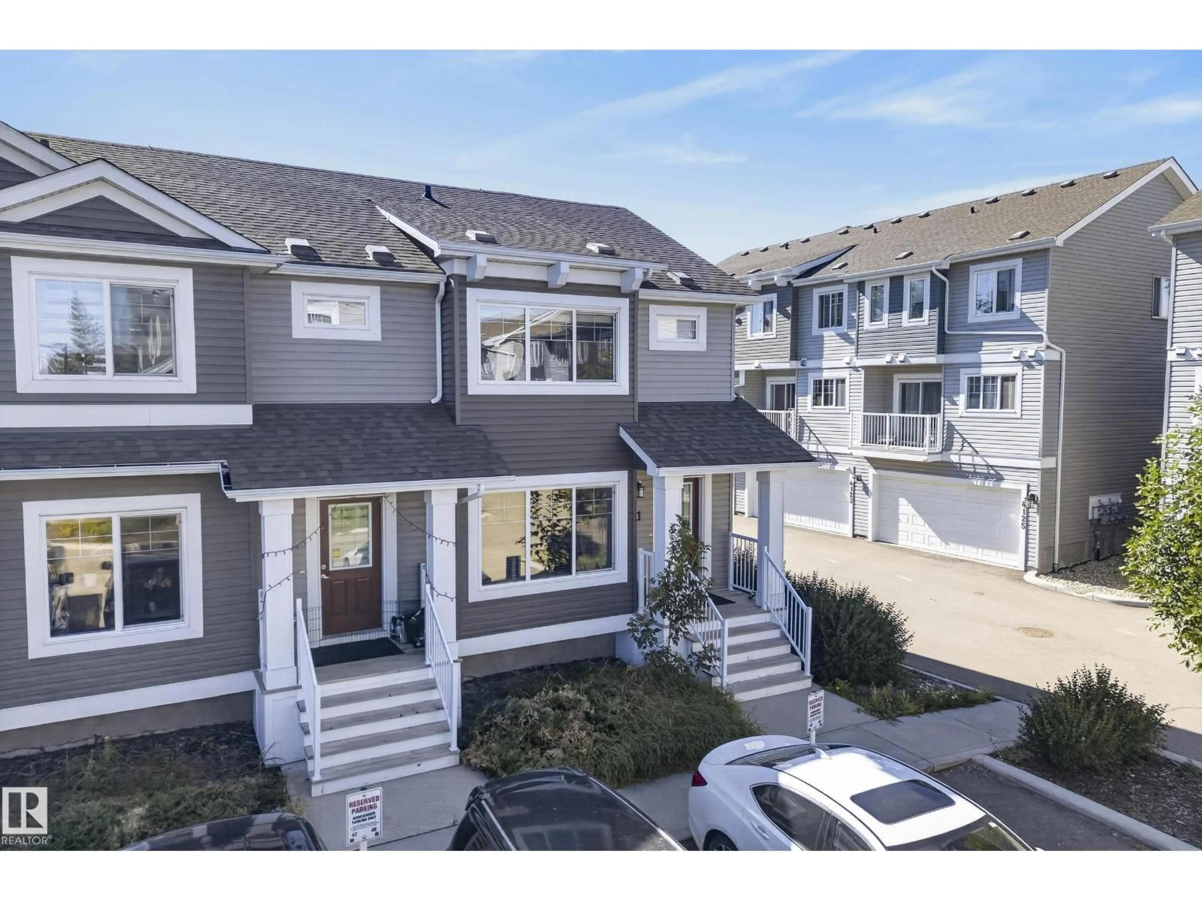 A pic from outside/outdoor area/front of a property/back of a property/a pic from drone, street for #8 - 4205 30 ST, Edmonton Alberta T6T2G9