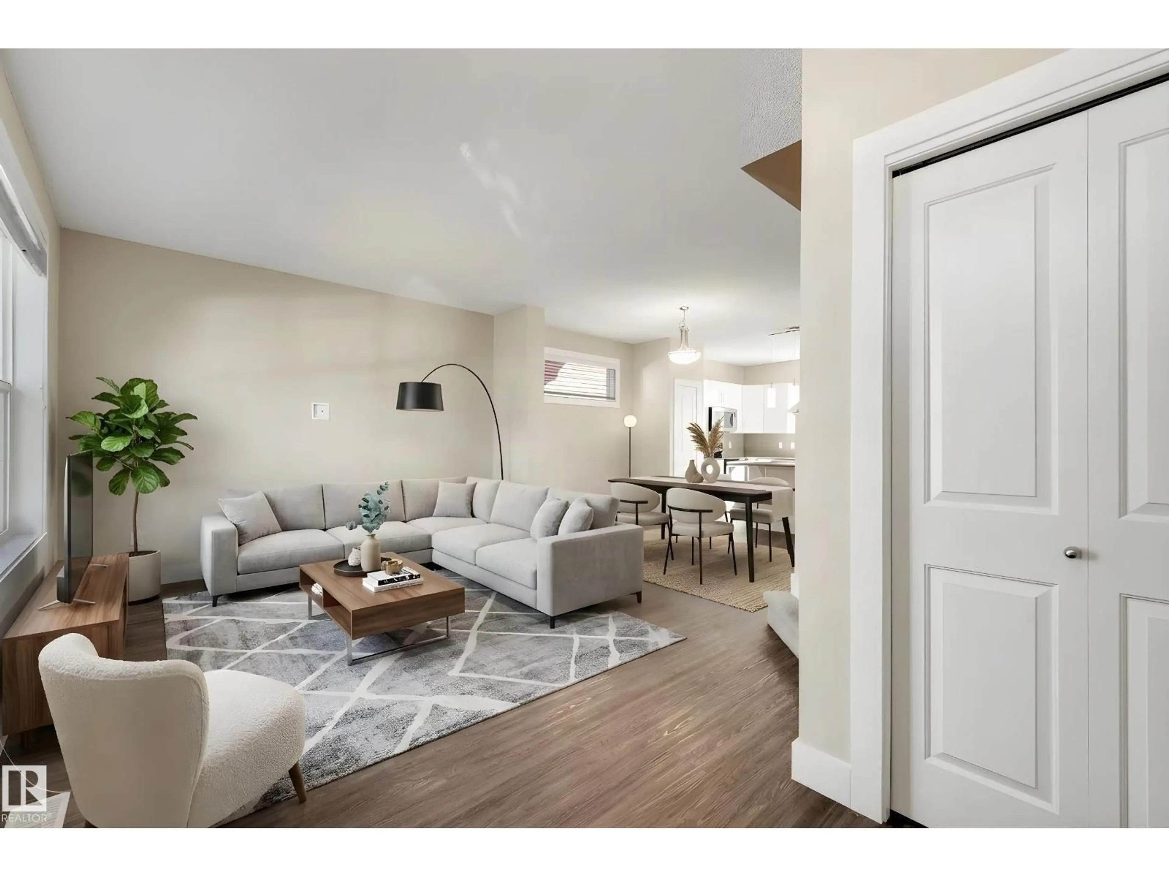 Living room with furniture, unknown for 2125 24 ST, Edmonton Alberta T6T0Y4