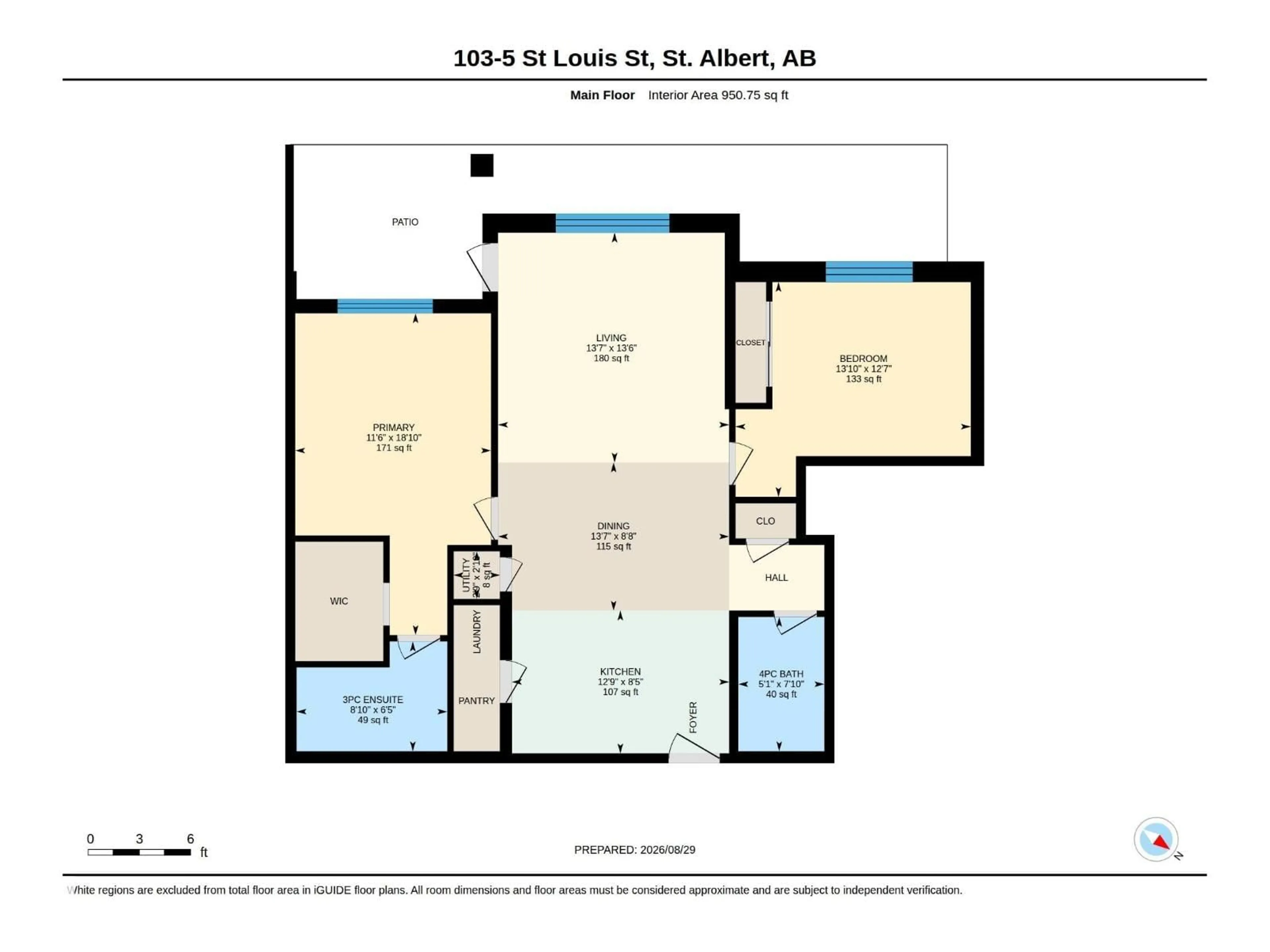 Floor plan for 103 ST LOUIS ST, St. Albert Alberta T8N7T2