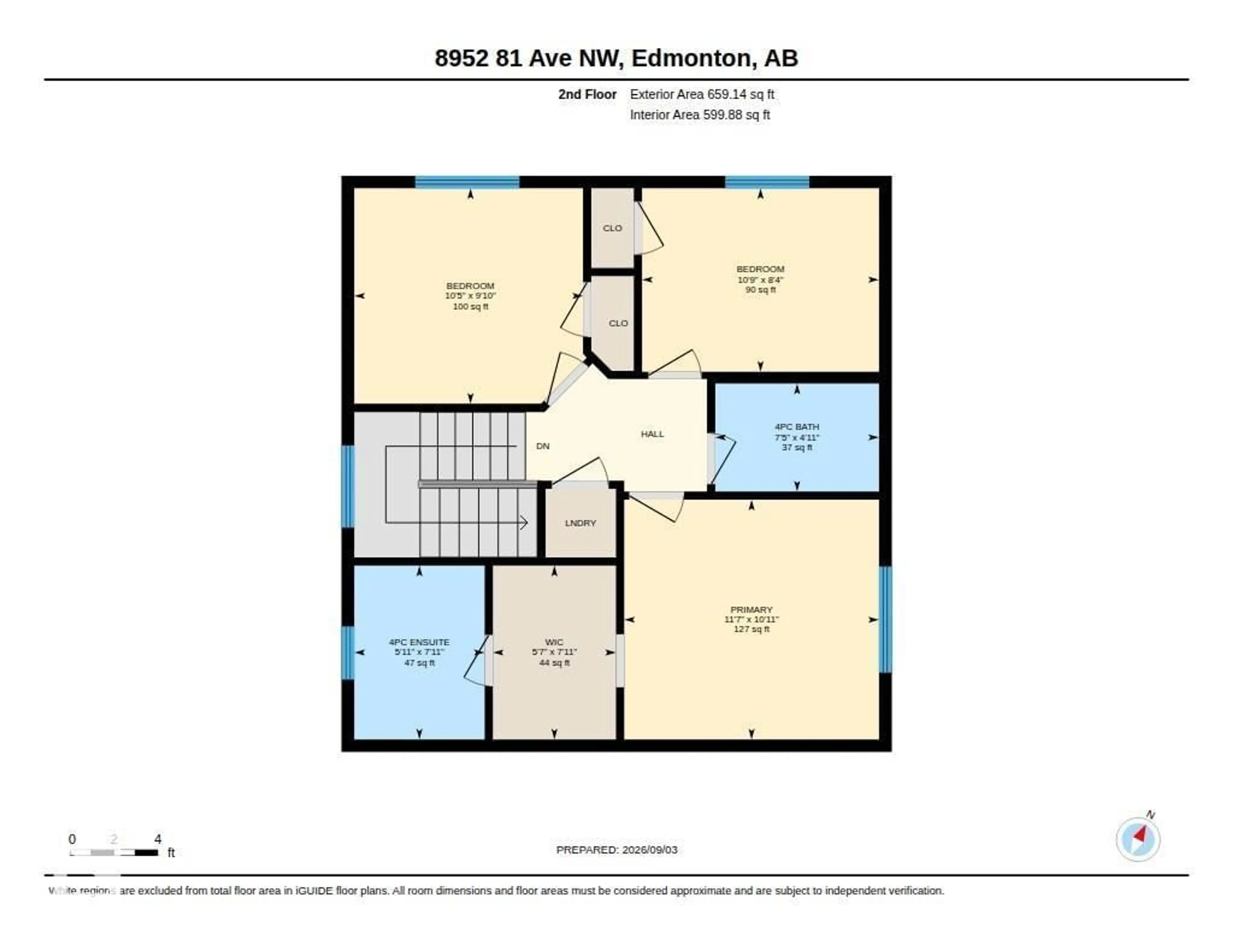 Floor plan for 8952 81 AV, Edmonton Alberta T6C0W8