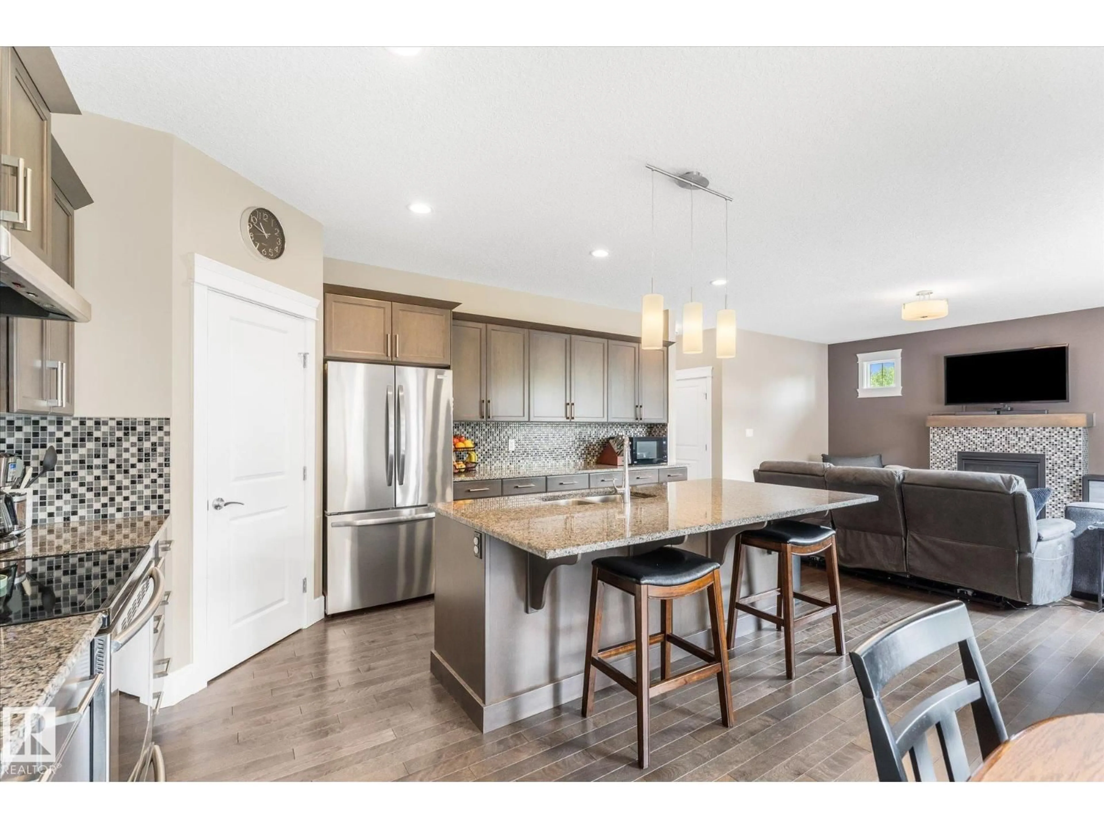 Open concept kitchen, unknown for 5749 56A ST, Beaumont Alberta T4X0G1