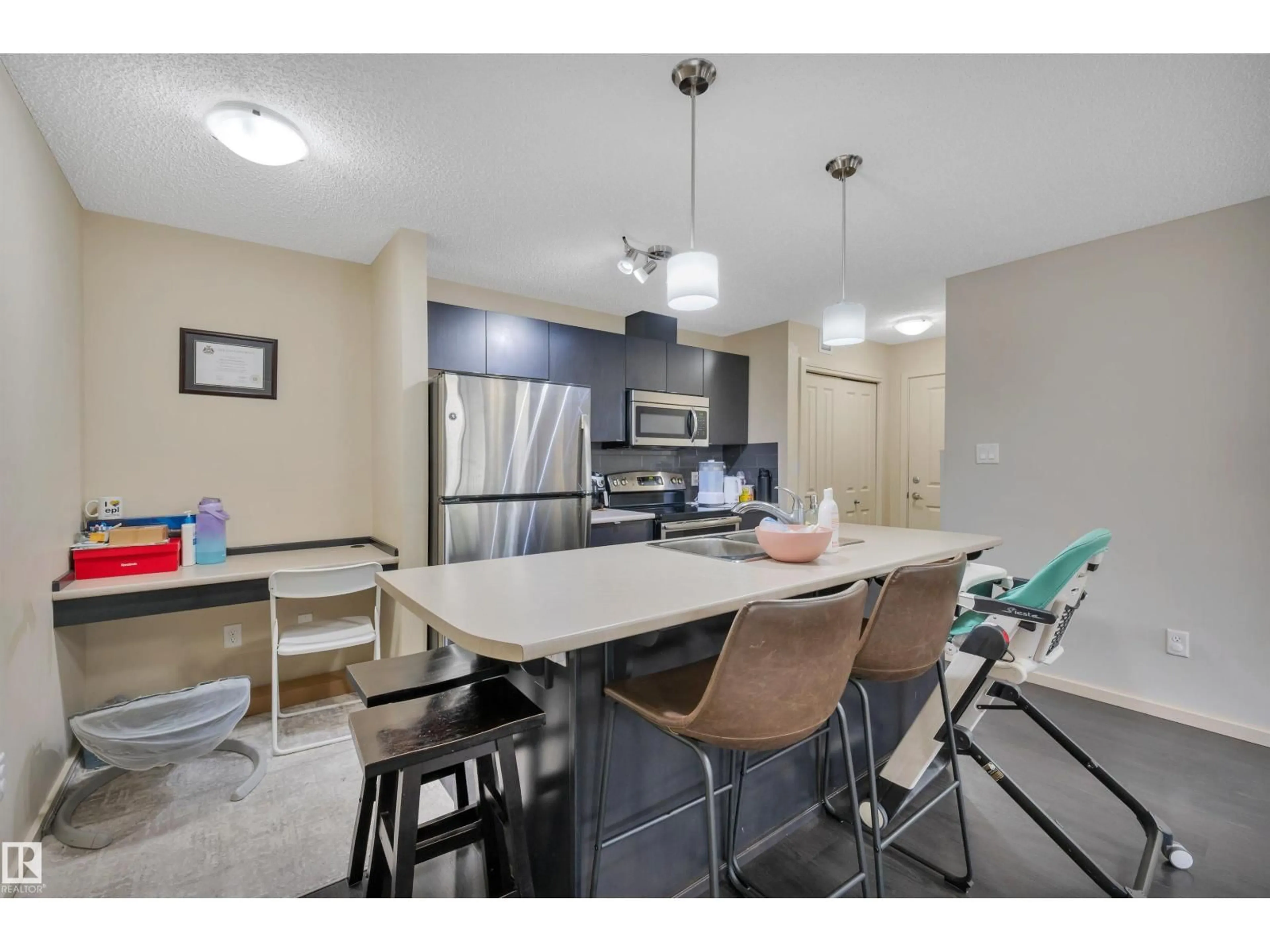 Open concept kitchen, unknown for #216 - 340 WINDERMERE RD, Edmonton Alberta T6W0R1