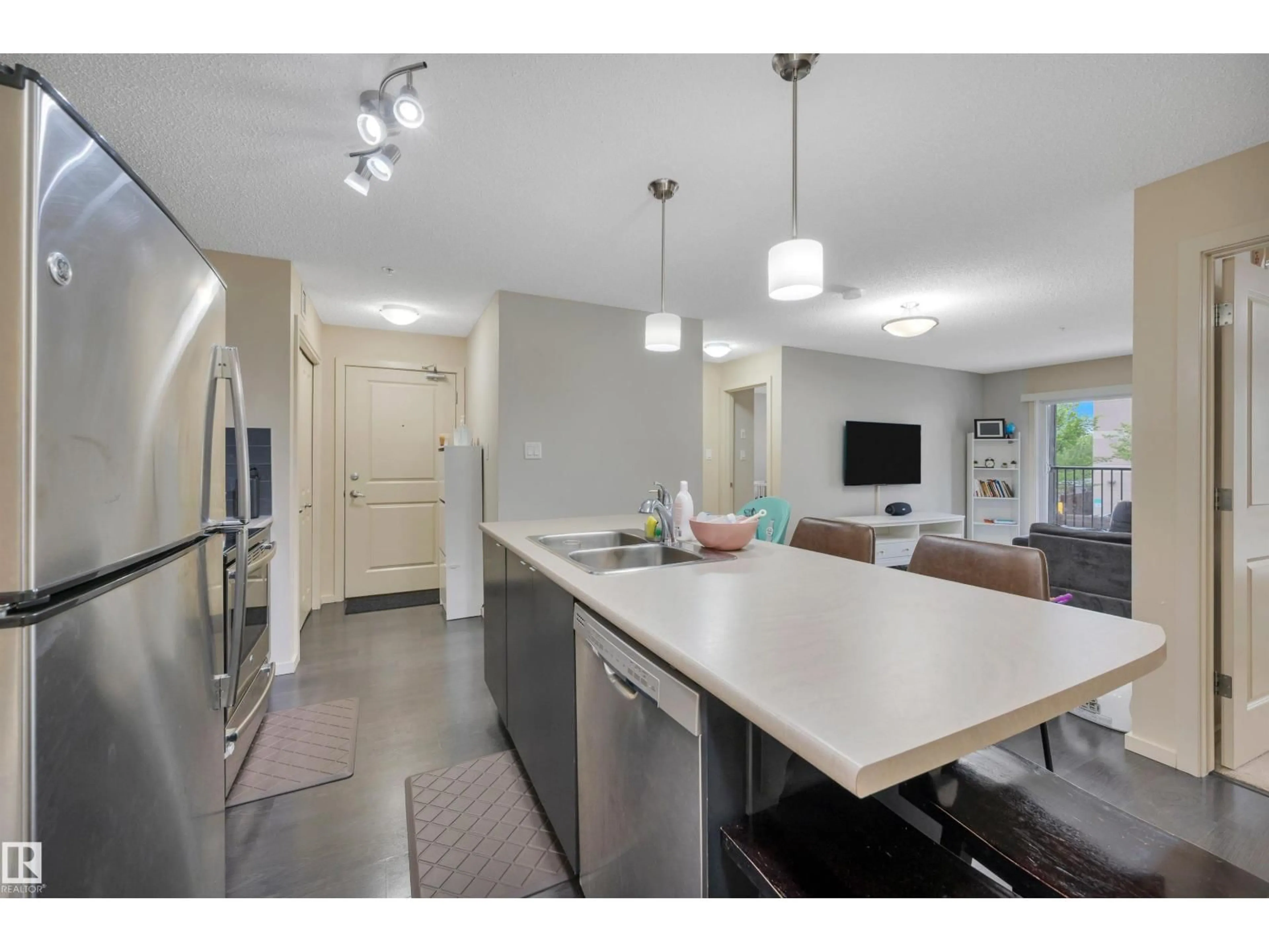 Open concept kitchen, unknown for #216 - 340 WINDERMERE RD, Edmonton Alberta T6W0R1