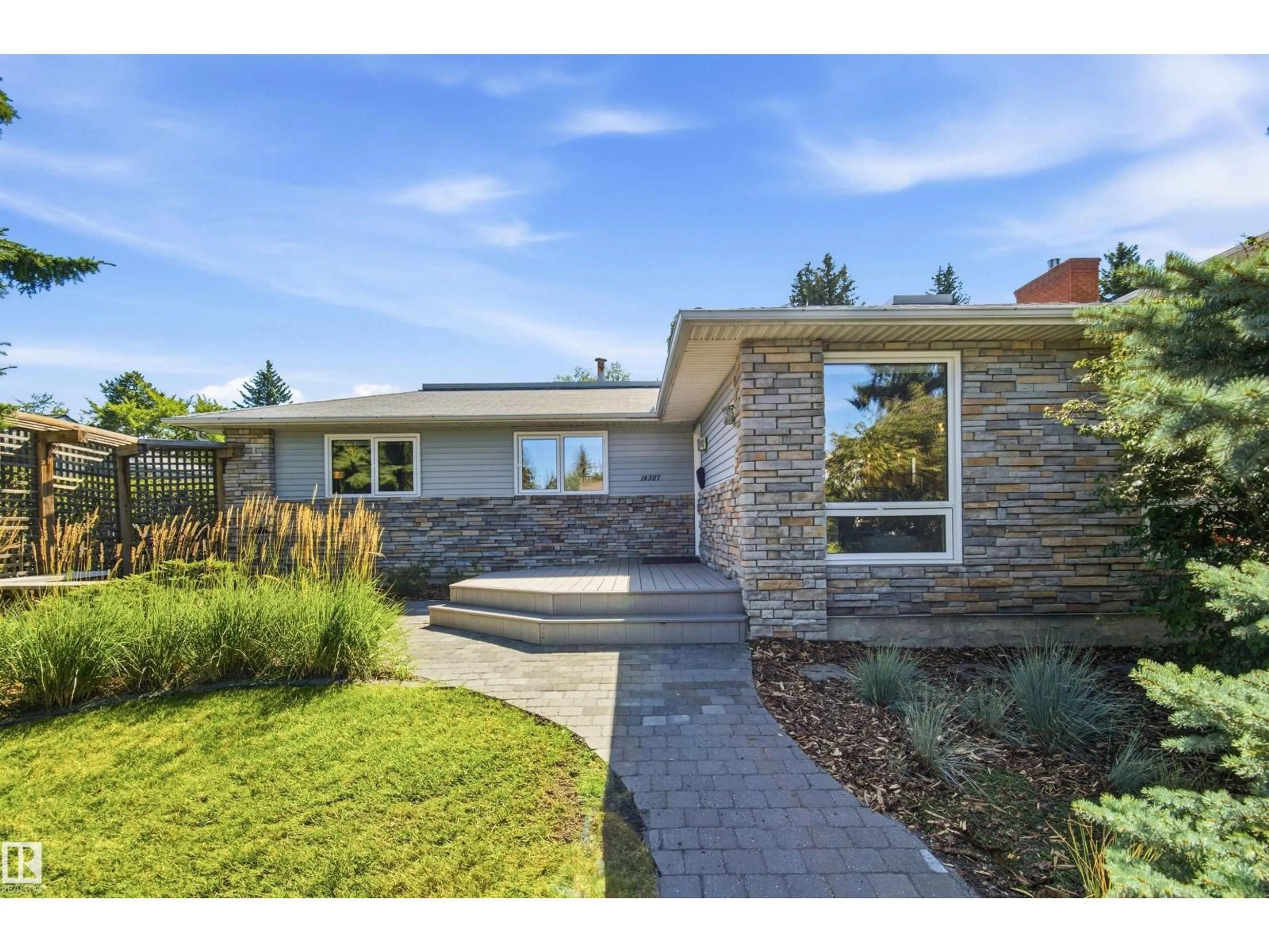 Home with brick exterior material, street for 14307 50 AV, Edmonton Alberta T6H0K2