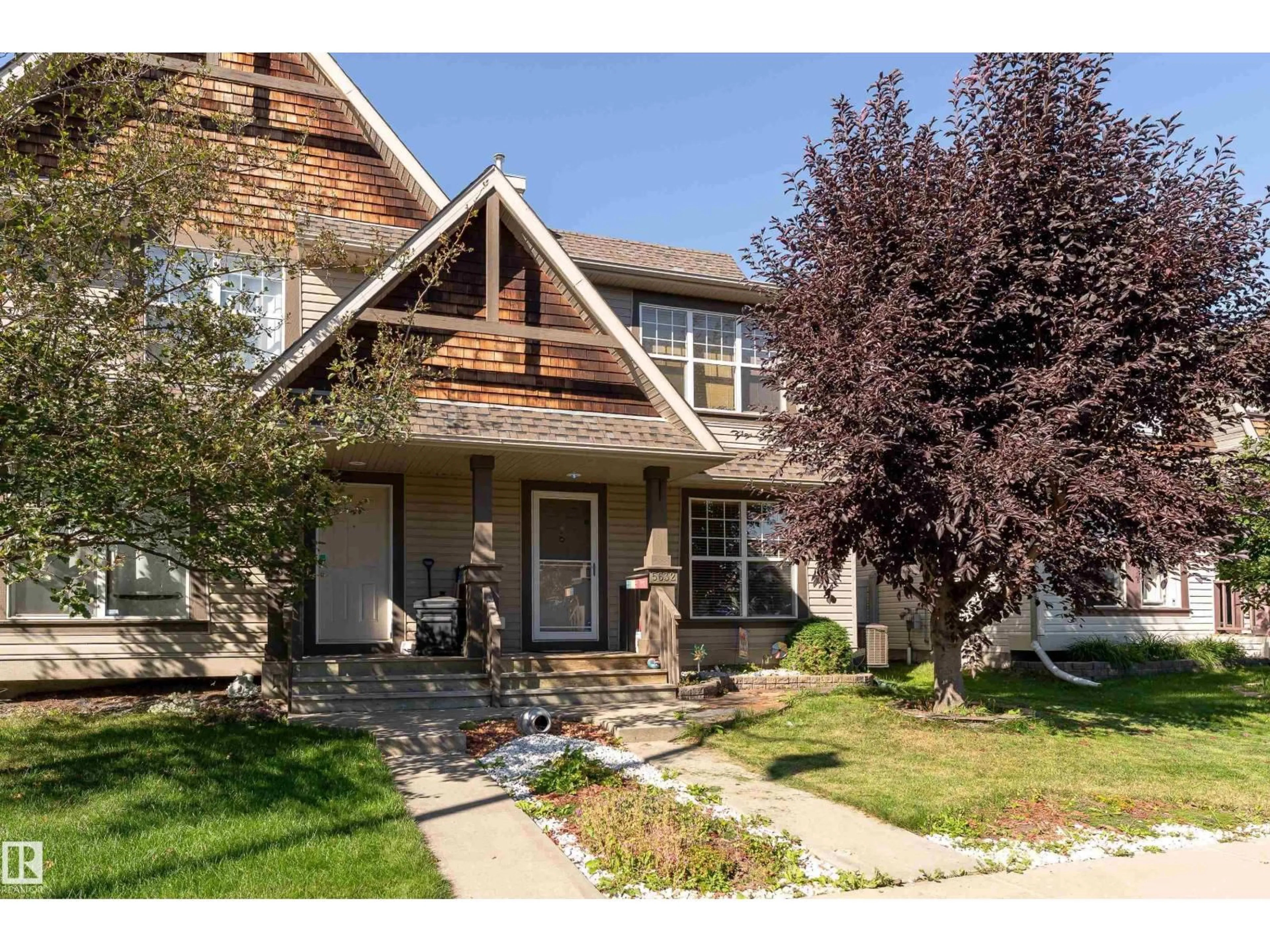 Home with brick exterior material, street for NW - 5632 203 ST, Edmonton Alberta T6M0B2