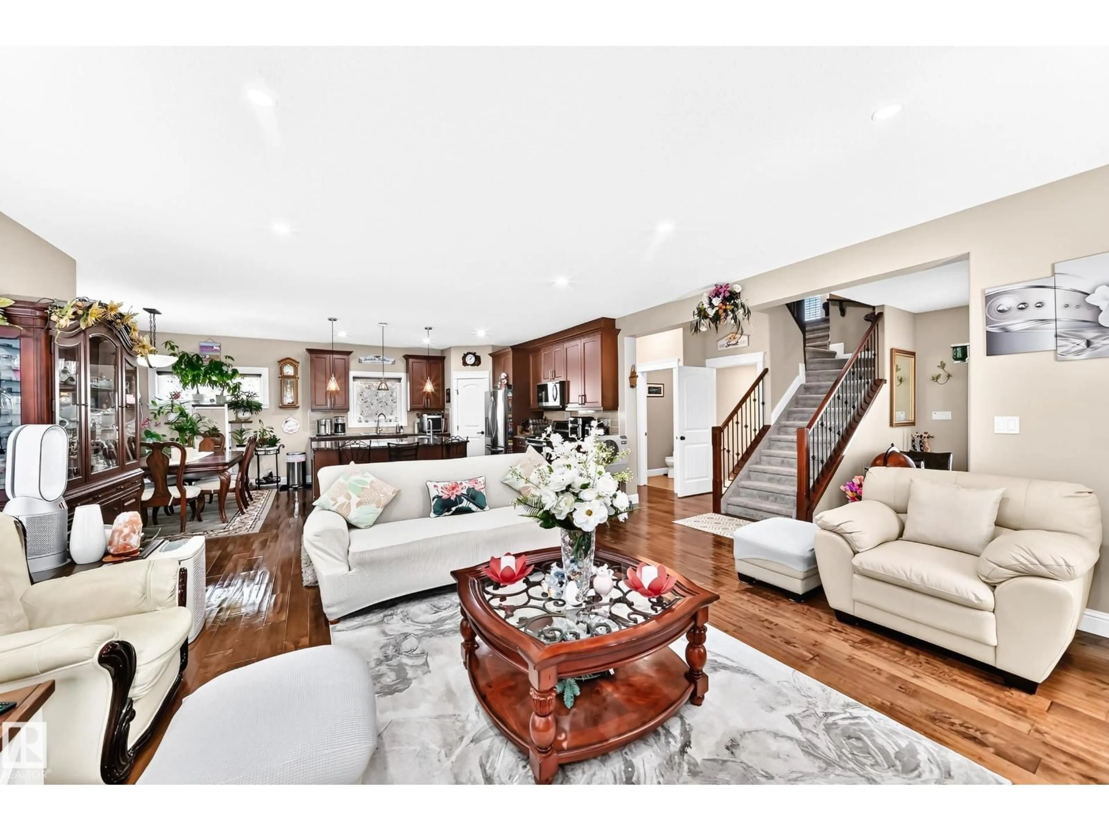 Living room with furniture, unknown for 45 LACOMBE DR, St. Albert Alberta T8N4G8