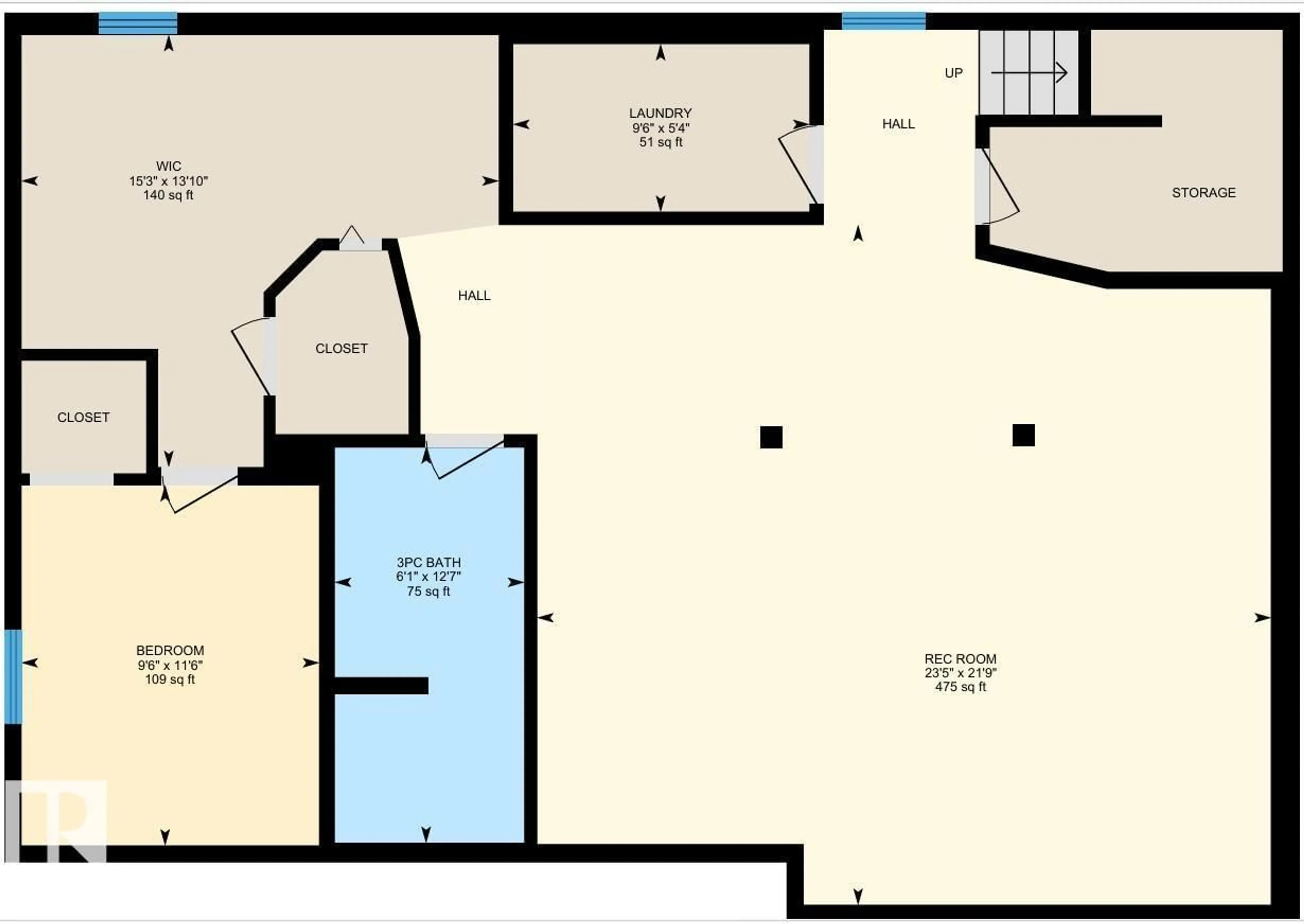 Floor plan for NW - 15256 122 ST, Edmonton Alberta T5X1P5