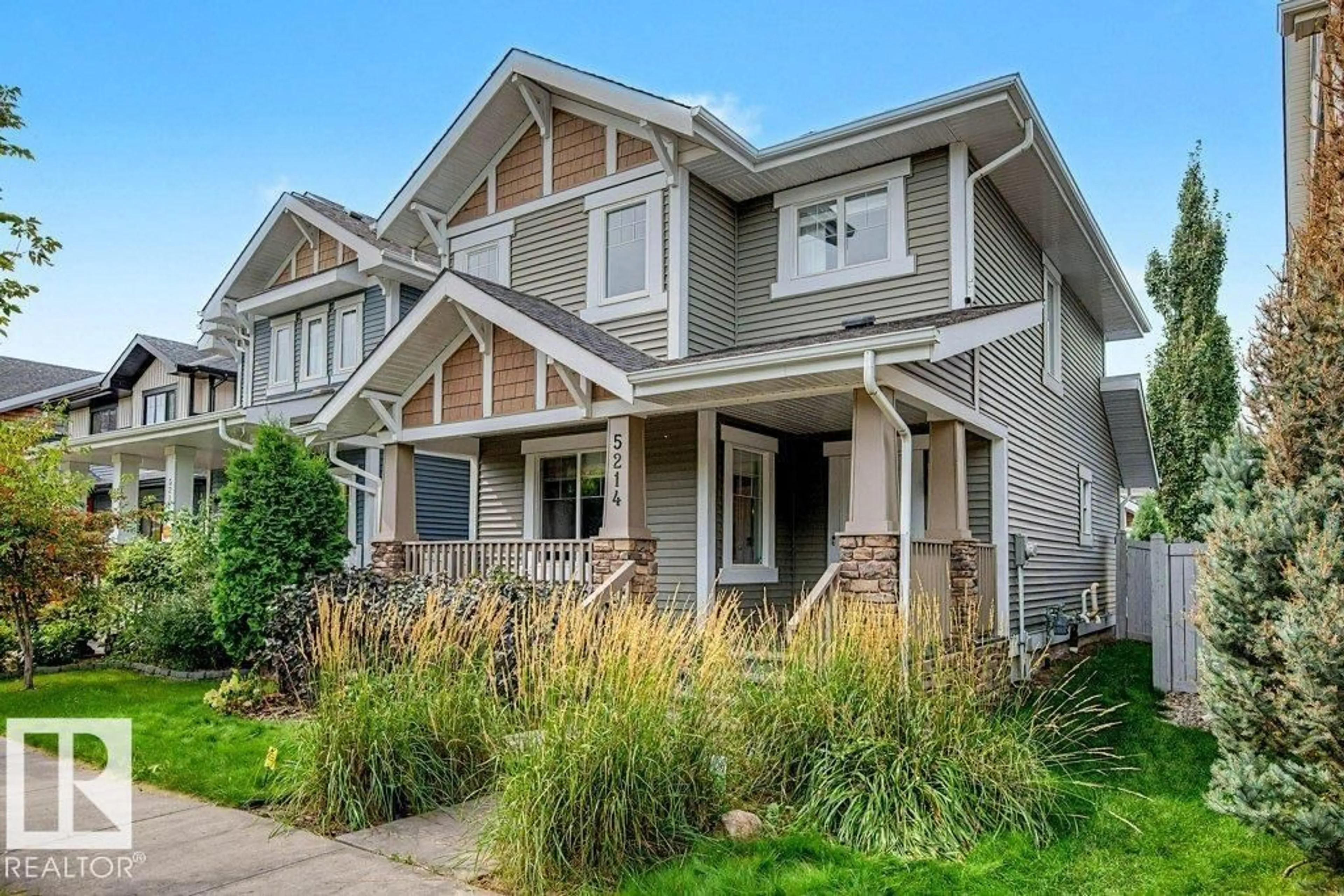 Home with vinyl exterior material, street for 5214 ADMIRAL WALTER HOSE ST, Edmonton Alberta T5E6T4