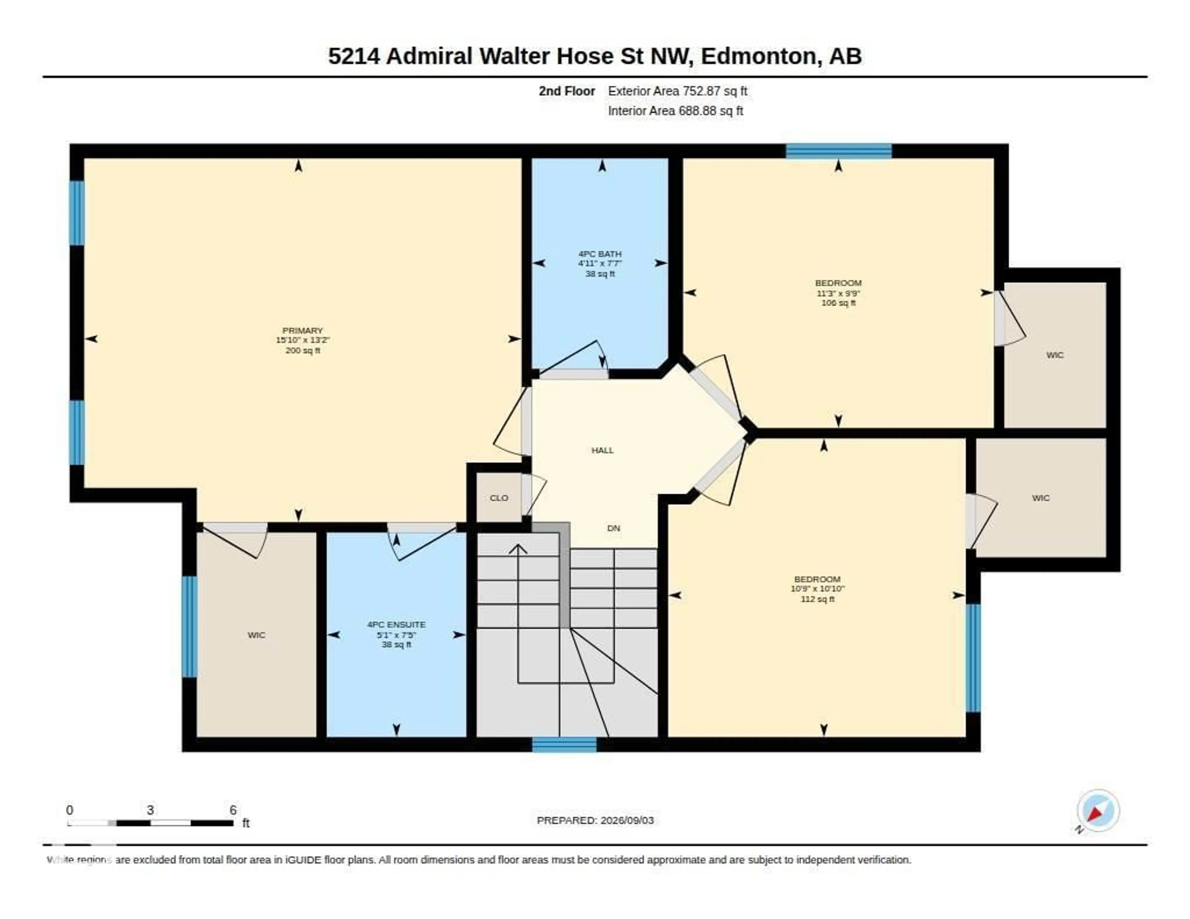 Floor plan for 5214 ADMIRAL WALTER HOSE ST, Edmonton Alberta T5E6T4