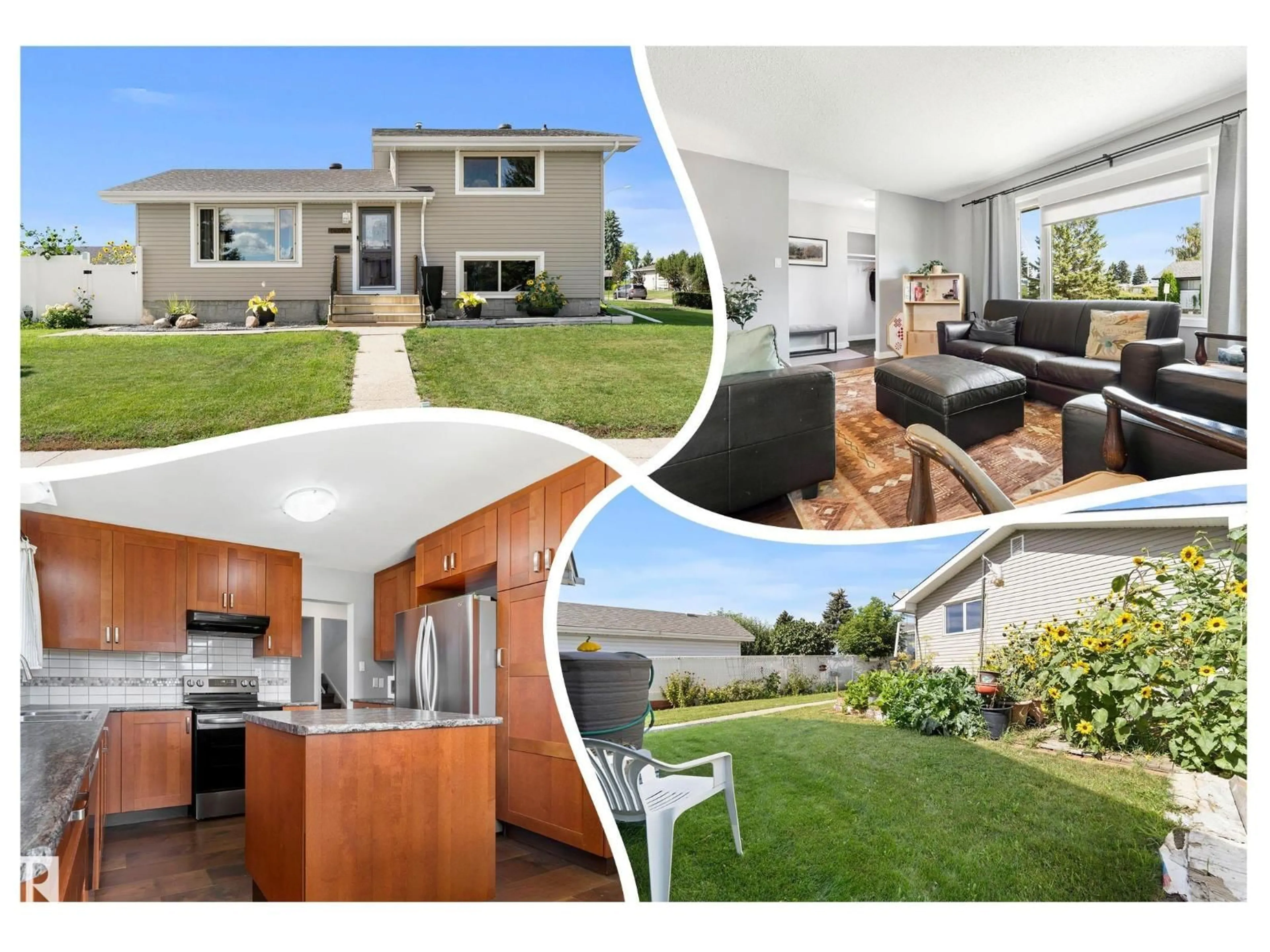 A pic from outside/outdoor area/front of a property/back of a property/a pic from drone, street for 14402 64 ST, Edmonton Alberta T5A2C1