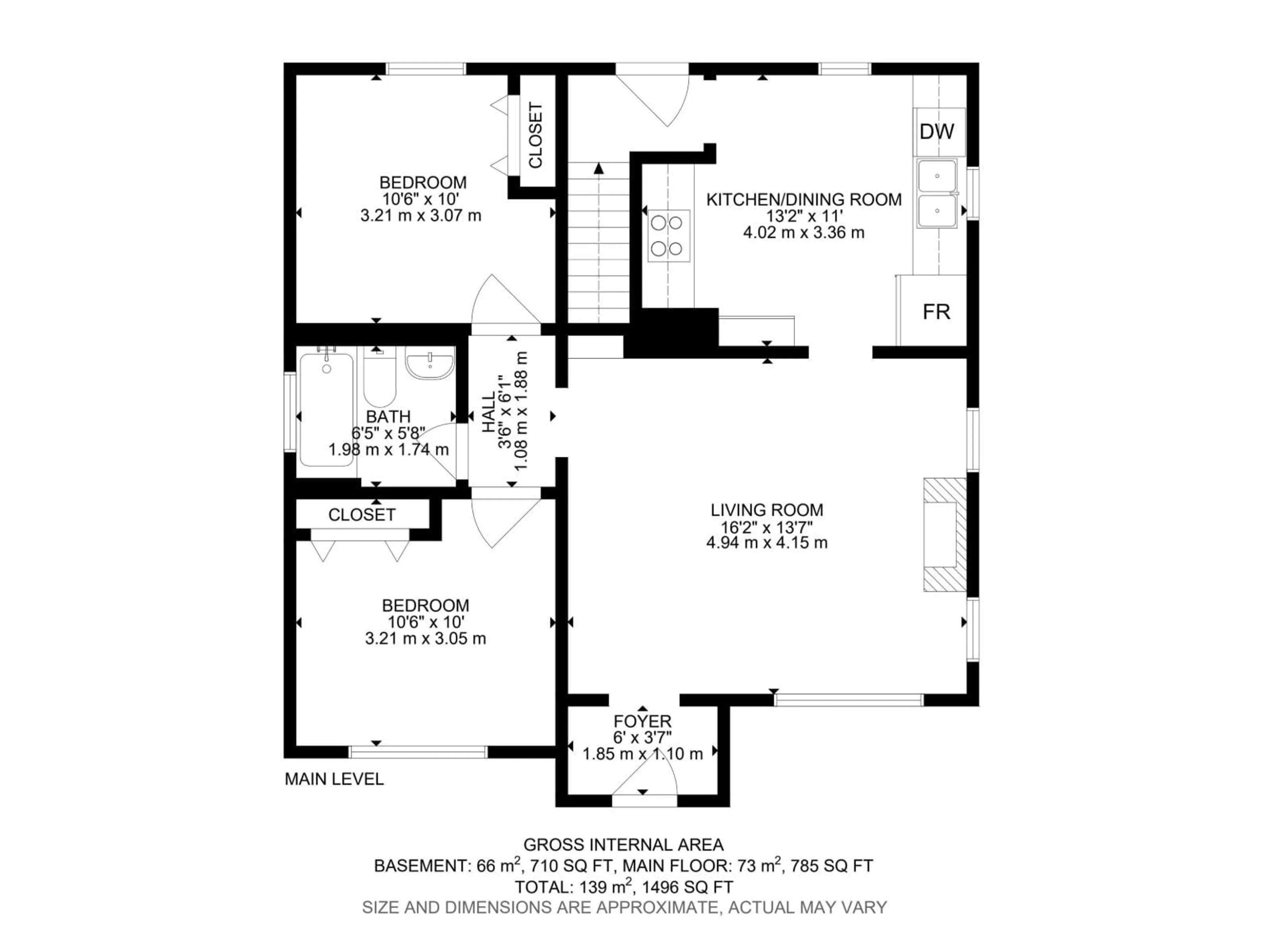 Floor plan for NW - 12035 83 ST, Edmonton Alberta T5B2Z7