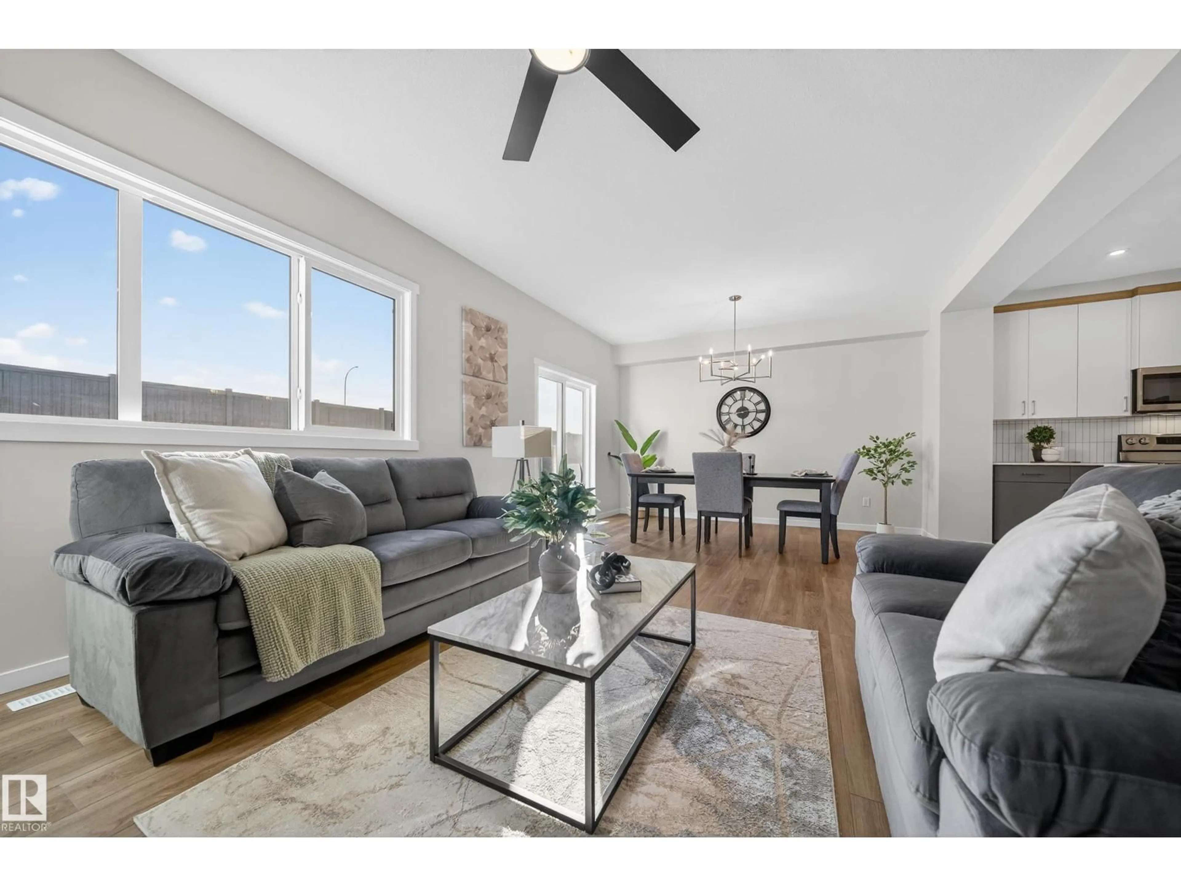 Living room with furniture, unknown for 20723 24 AV, Edmonton Alberta T6M2C4