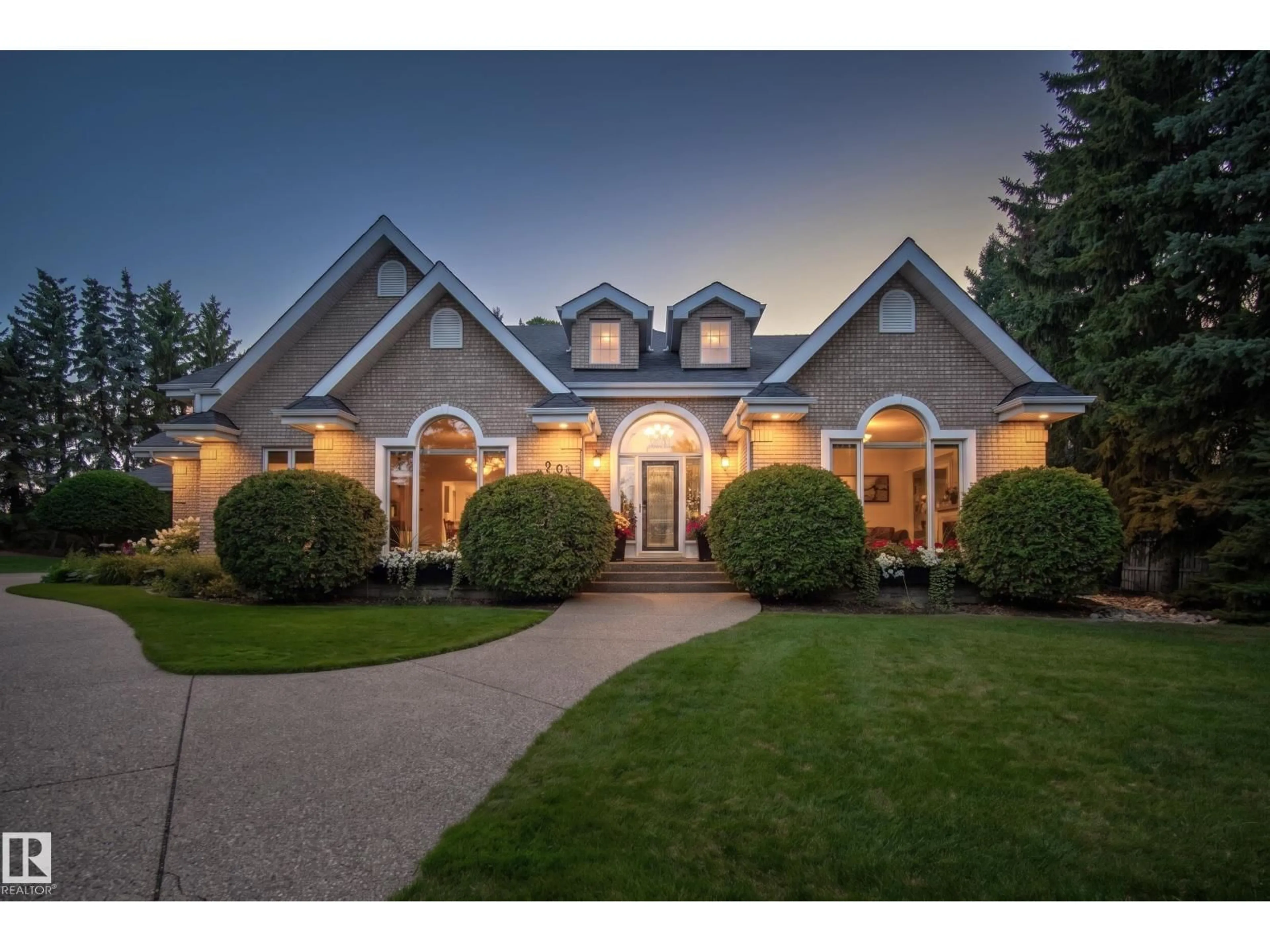 Home with brick exterior material, street for 201 ESTATE DR, Sherwood Park Alberta T8B1L7