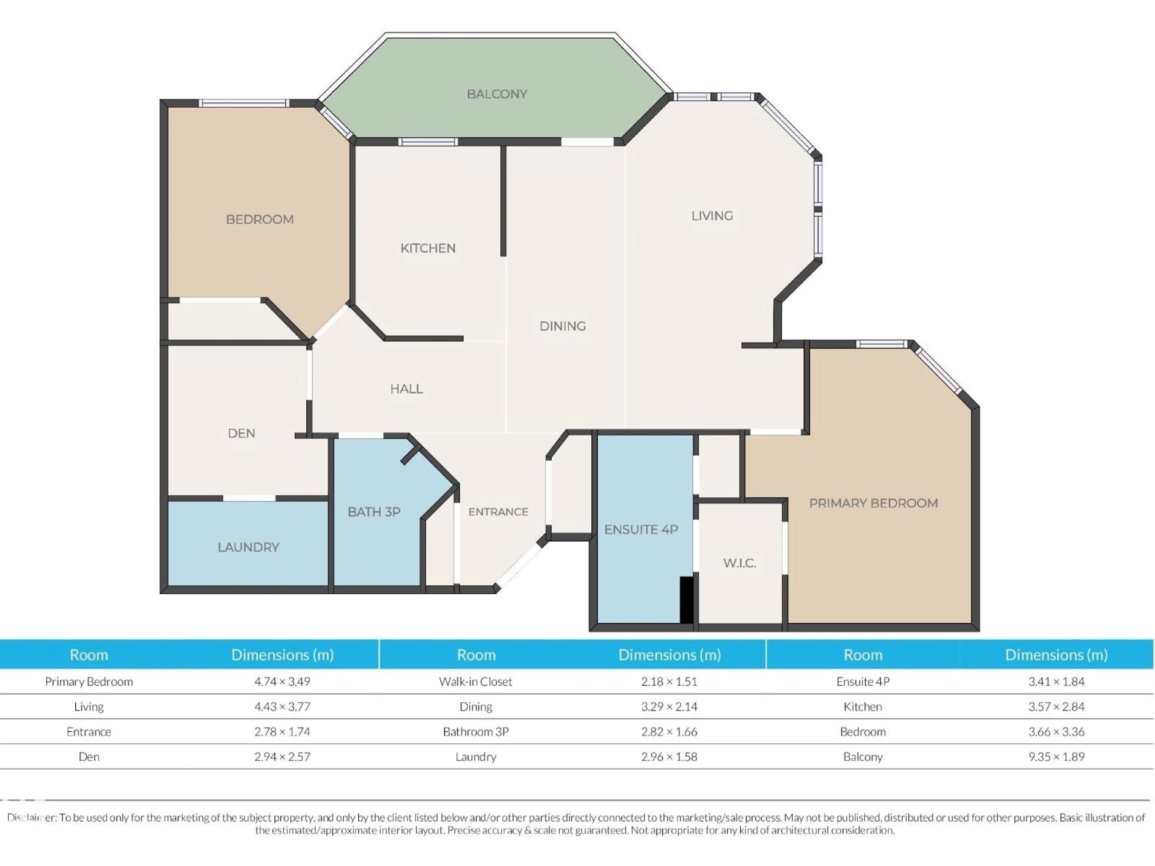 Floor plan for #208 - 2520 52 ST, Edmonton Alberta T6L6S2