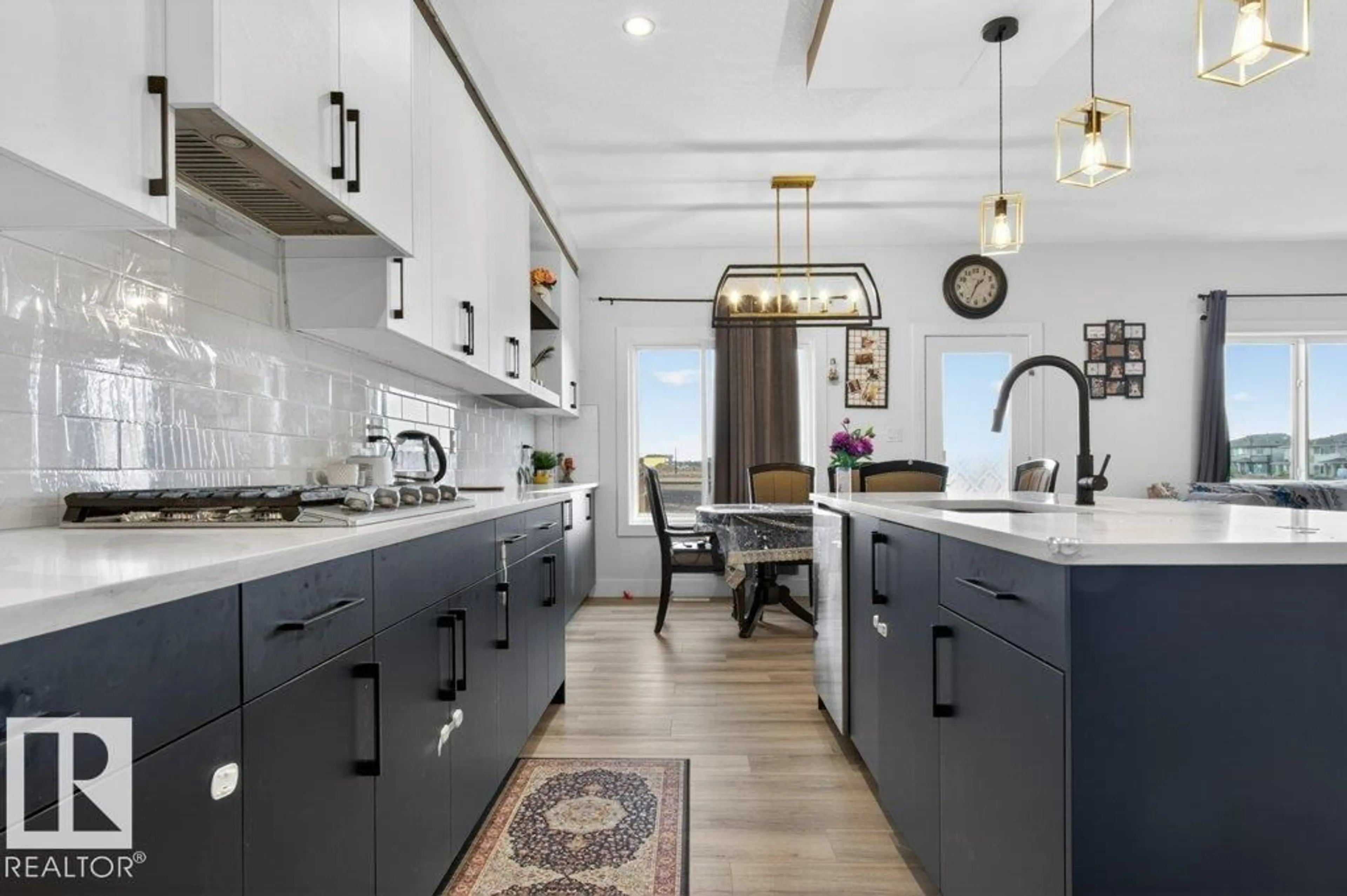 Open concept kitchen, ceramic/tile floor for 371 BLUFF CV, Leduc Alberta T9E1M9