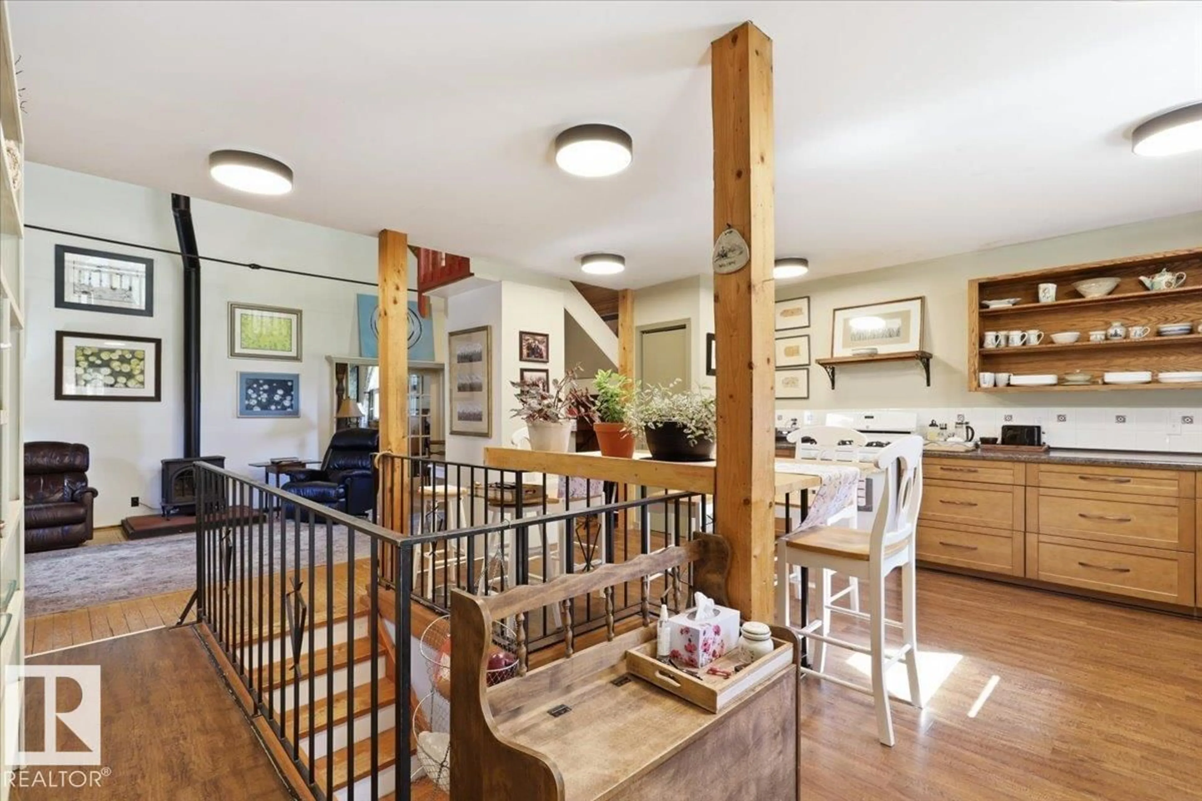 Open concept kitchen, unknown for 461077 RGE ROAD 11, Rural Wetaskiwin County Alberta T0C2V0