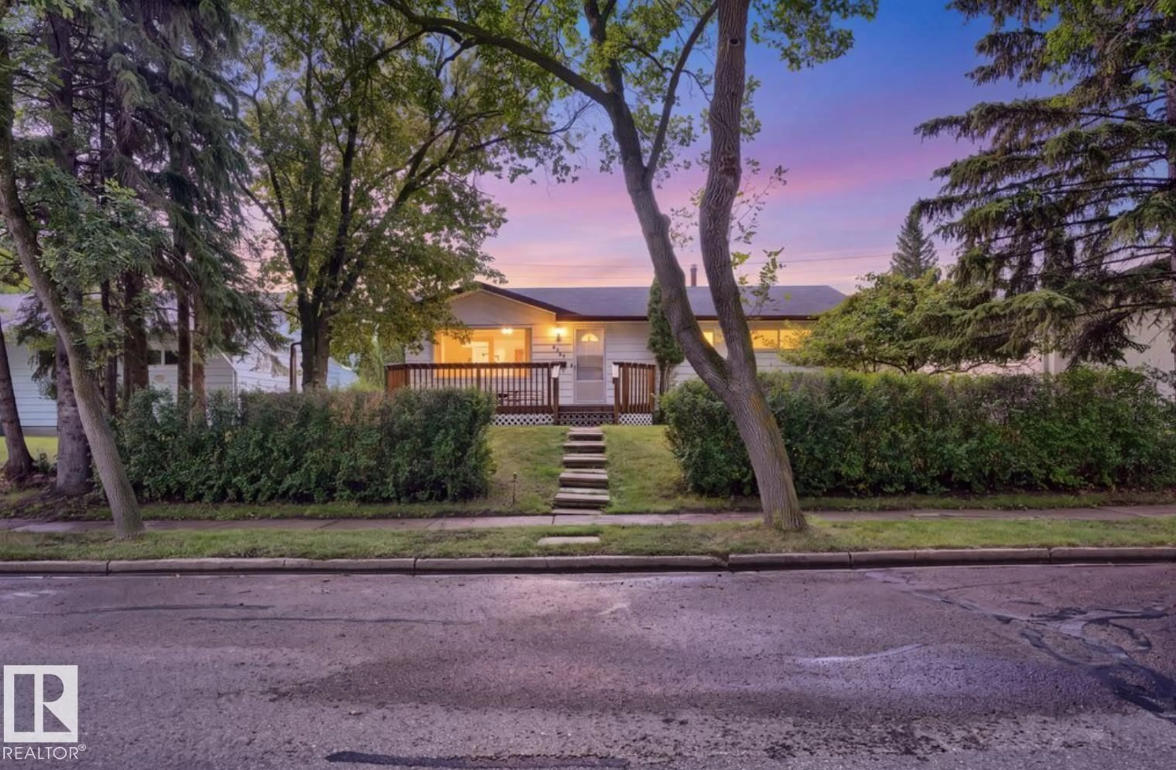 A pic from outside/outdoor area/front of a property/back of a property/a pic from drone, street for 6221 44B AVENUE, Camrose Alberta T4V0B5