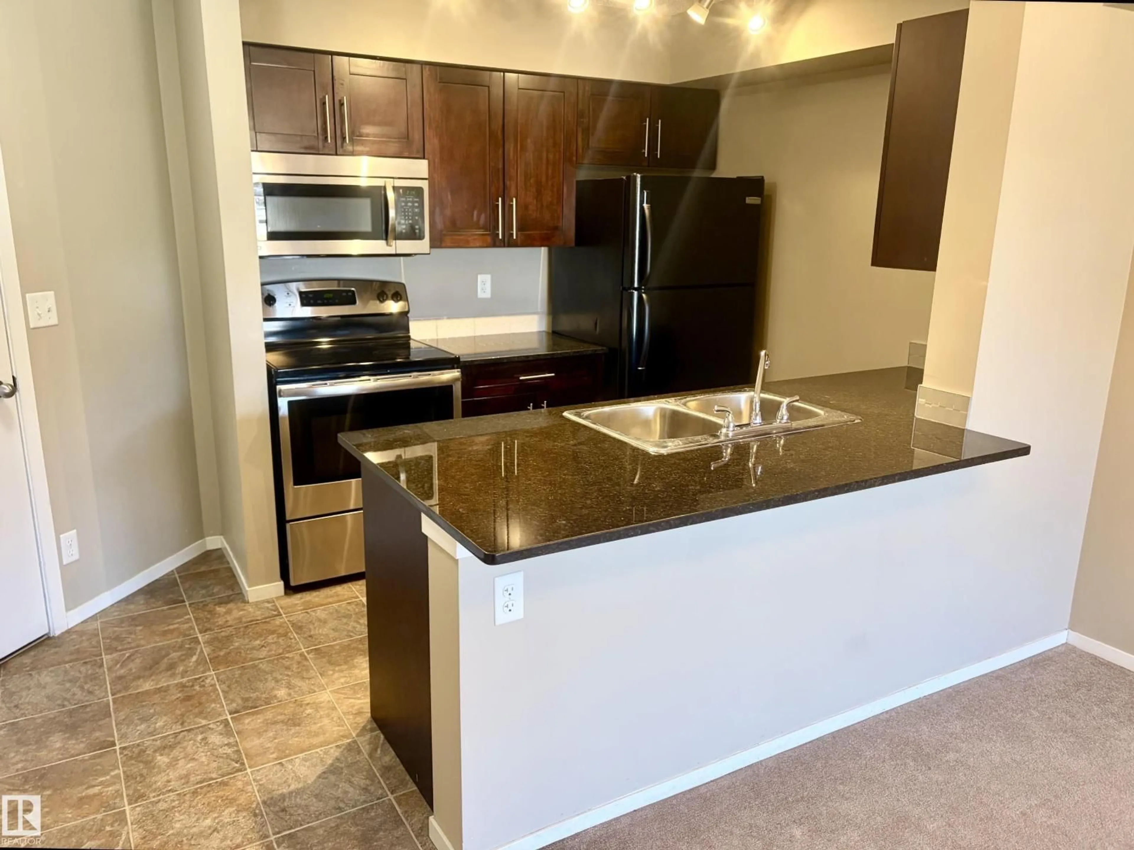 Standard kitchen, unknown for #114 - 3207 JAMES MOWATT TR, Edmonton Alberta T6W3L6